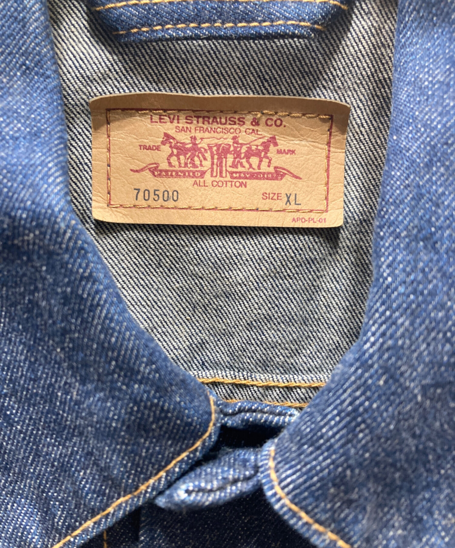中古・古着通販】LEVI'S (リーバイス) 70500 デニムジャケット ブルー