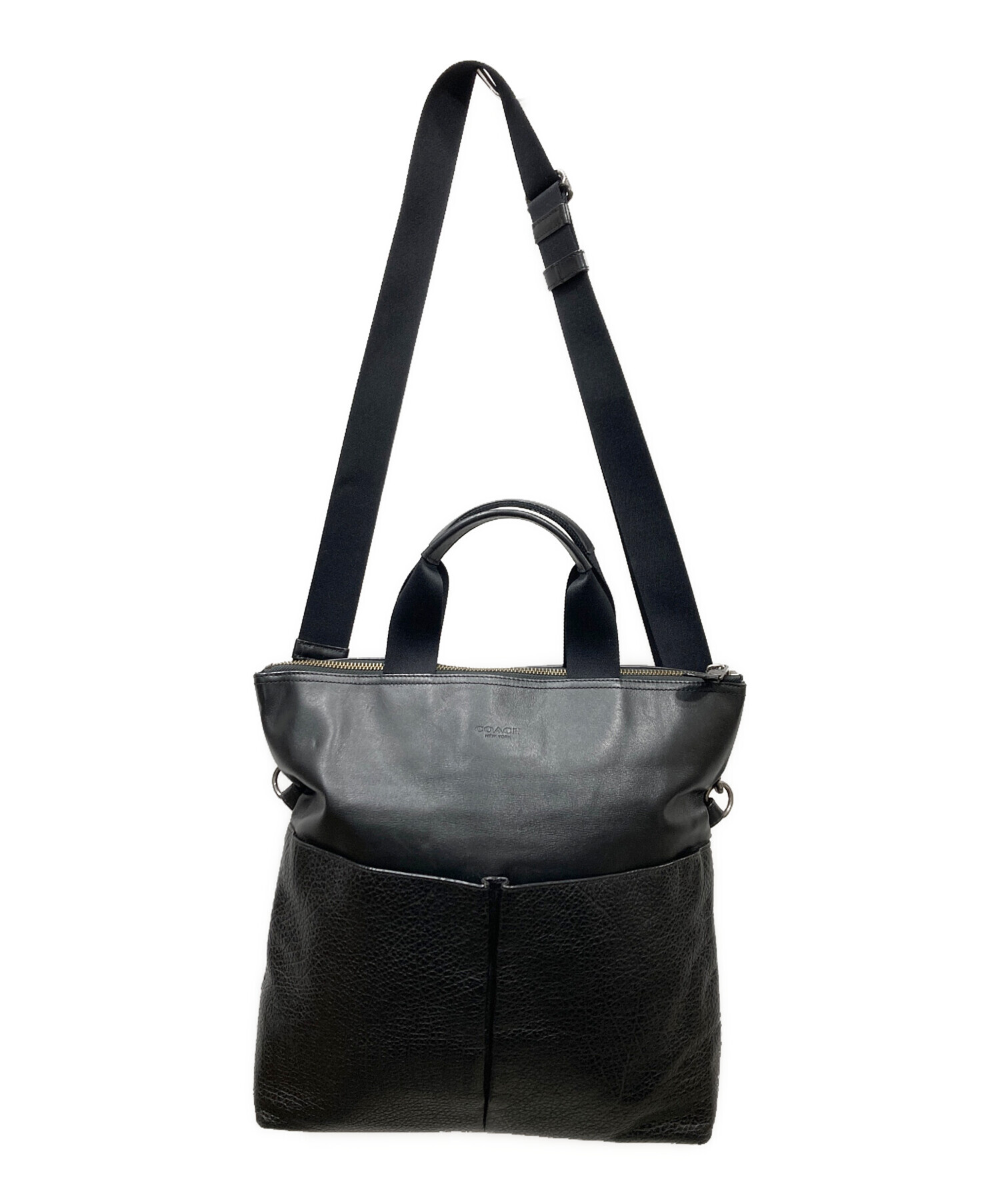 中古・古着通販】COACH (コーチ) Charles Foldover Tote 2WAYレザー