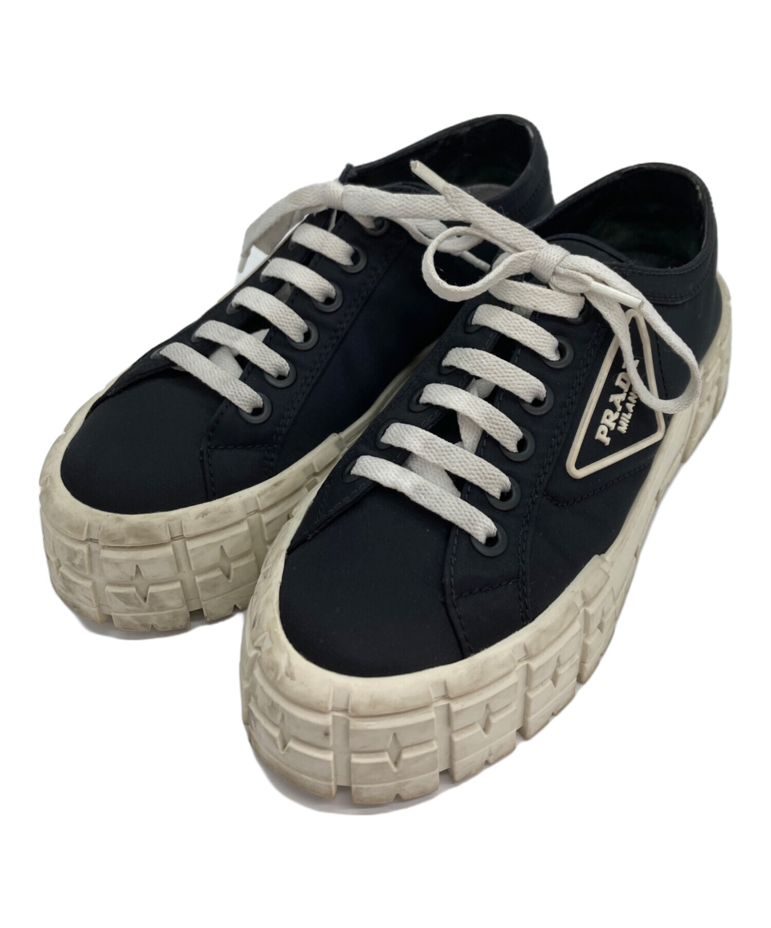 中古・古着通販】PRADA (プラダ) ダブルホイール トライアングルロゴ