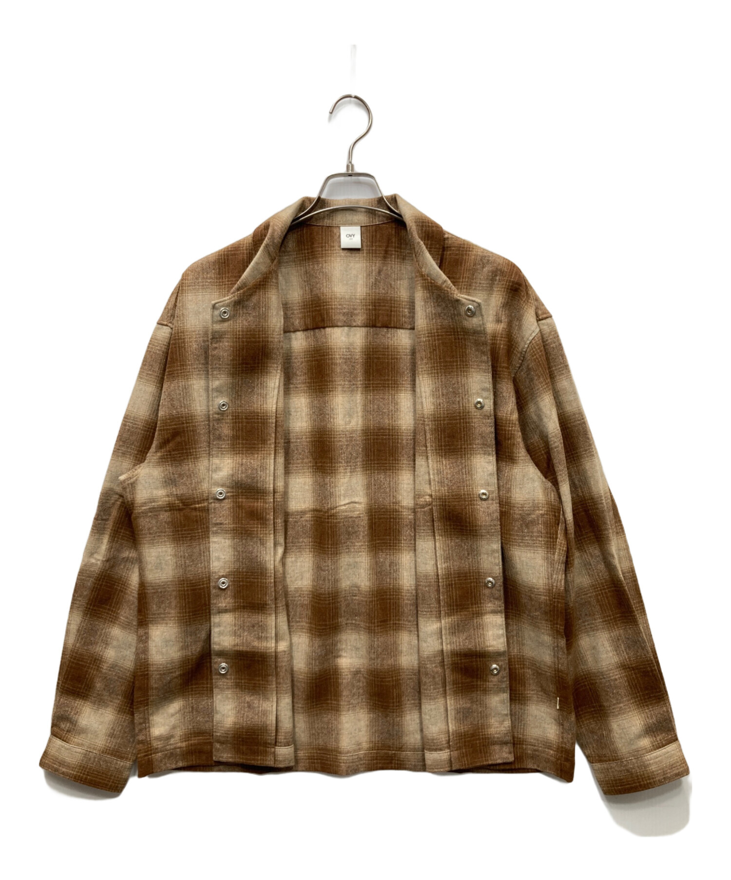中古・古着通販】OVY (オヴィー) Ombre Check Shirt Jacket オンブレ
