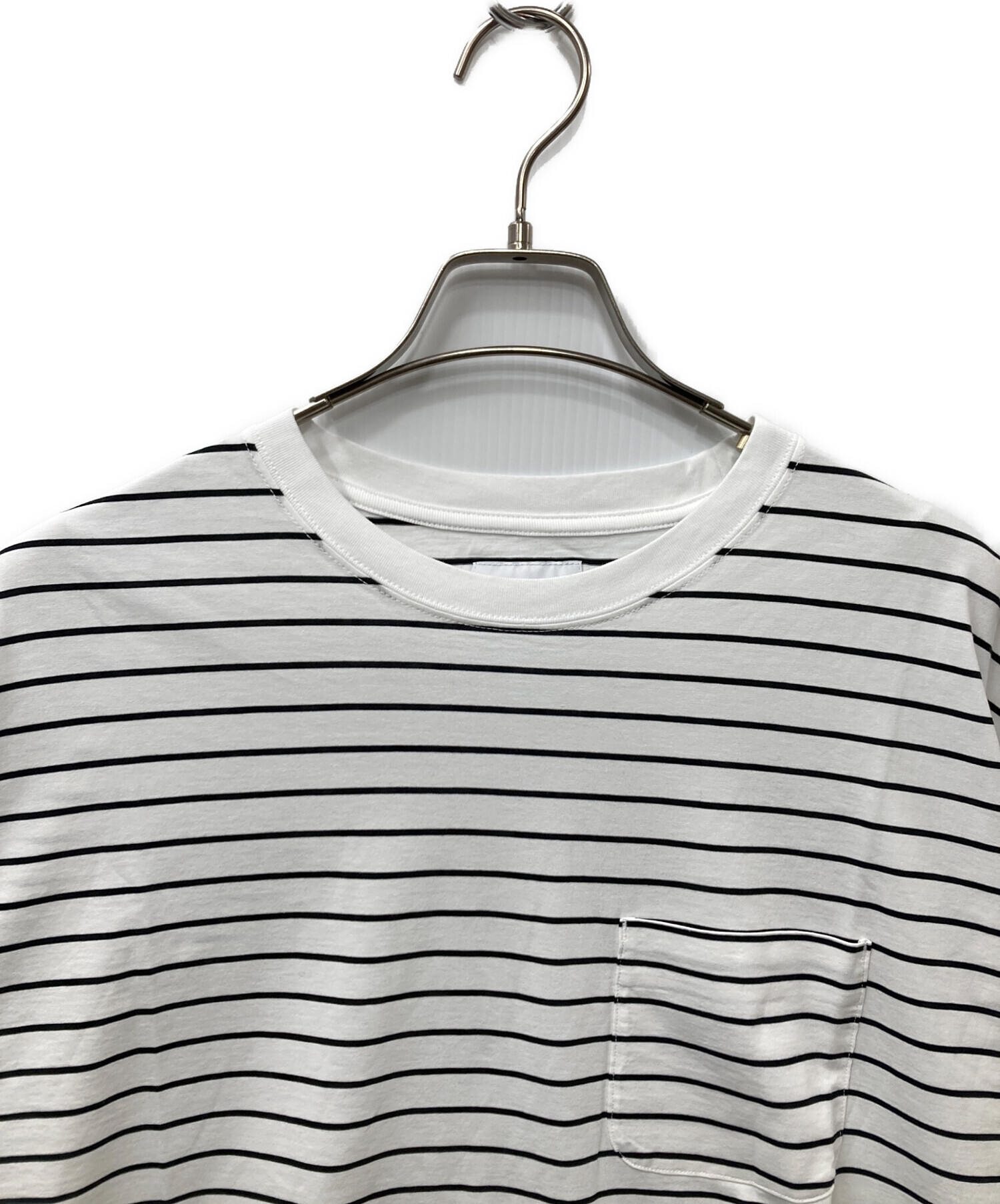 中古・古着通販】KAJA (カジャ) HIGH GAUGE BORDER POCKET TEE
