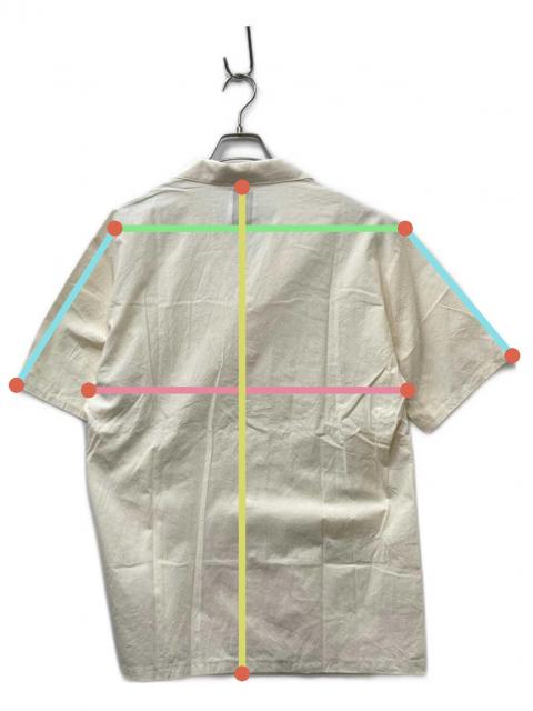 中古・古着通販】KAJA (カジャ) OPEN COLLAR S/S WA-RK SHIRT オープン