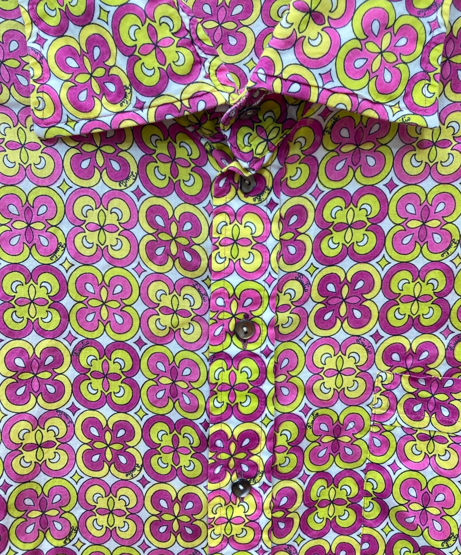 中古・古着通販】Emilio Pucci (エミリオ プッチ) 総柄コットンシャツ