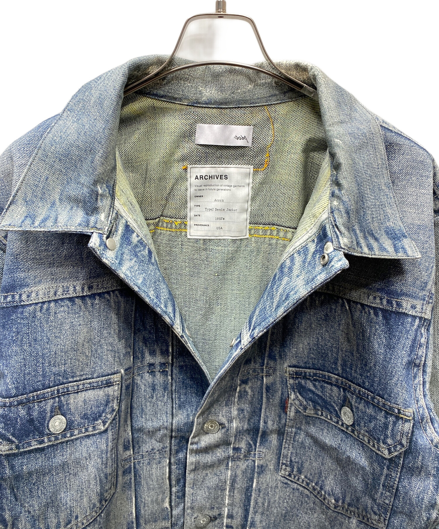 中古・古着通販】TOLQ (トルク) ACORN 別注 1950's Type2 Denim Jacket