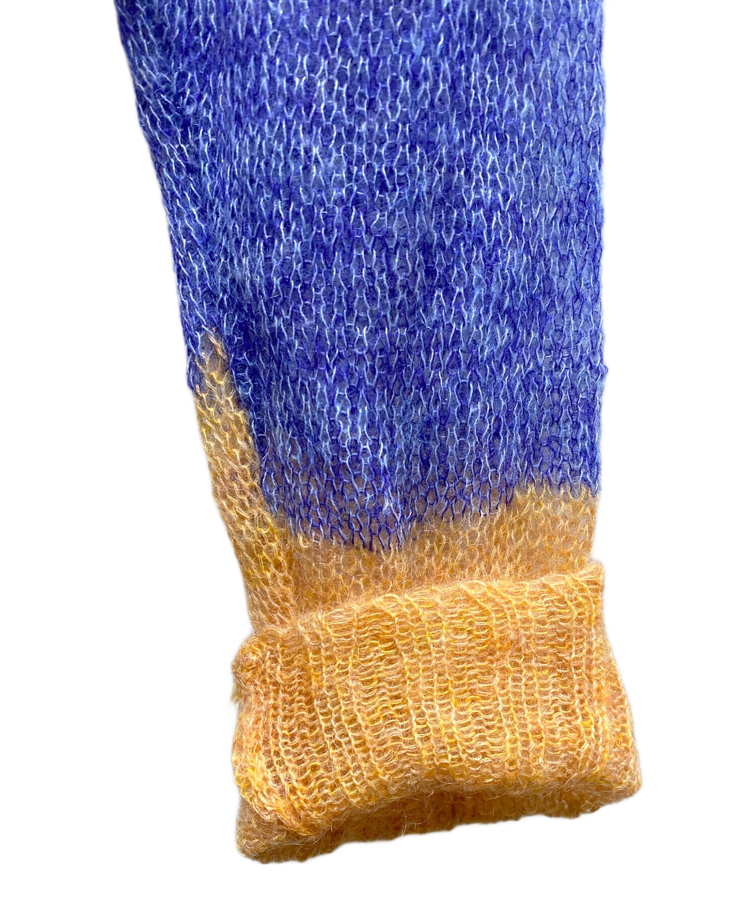 中古・古着通販】YOKE (ヨーク) MOHAIR INTARSIA SHEER SWEATER モヘヤ