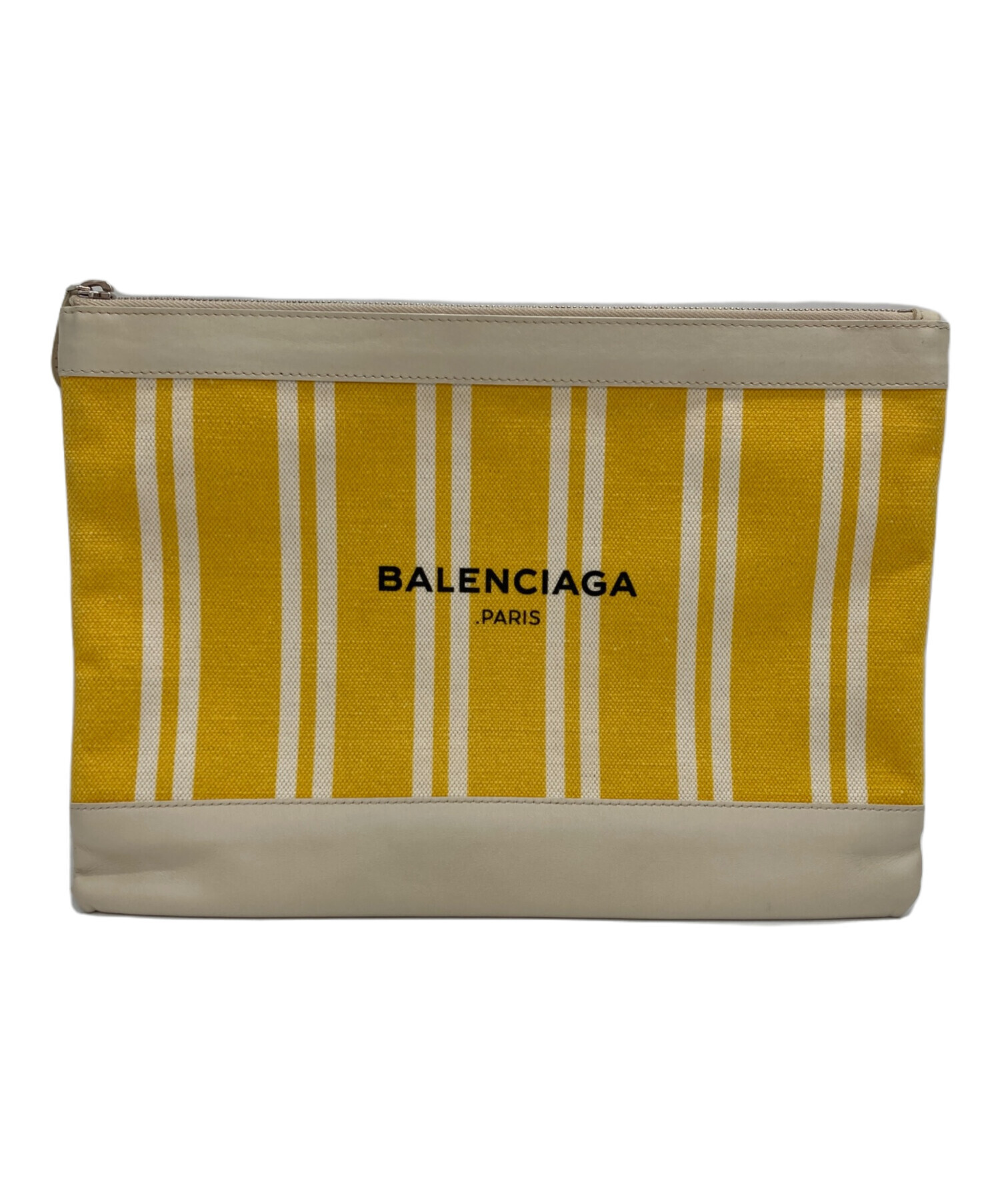 中古・古着通販】BALENCIAGA (バレンシアガ) クラッチバッグ イエロー 