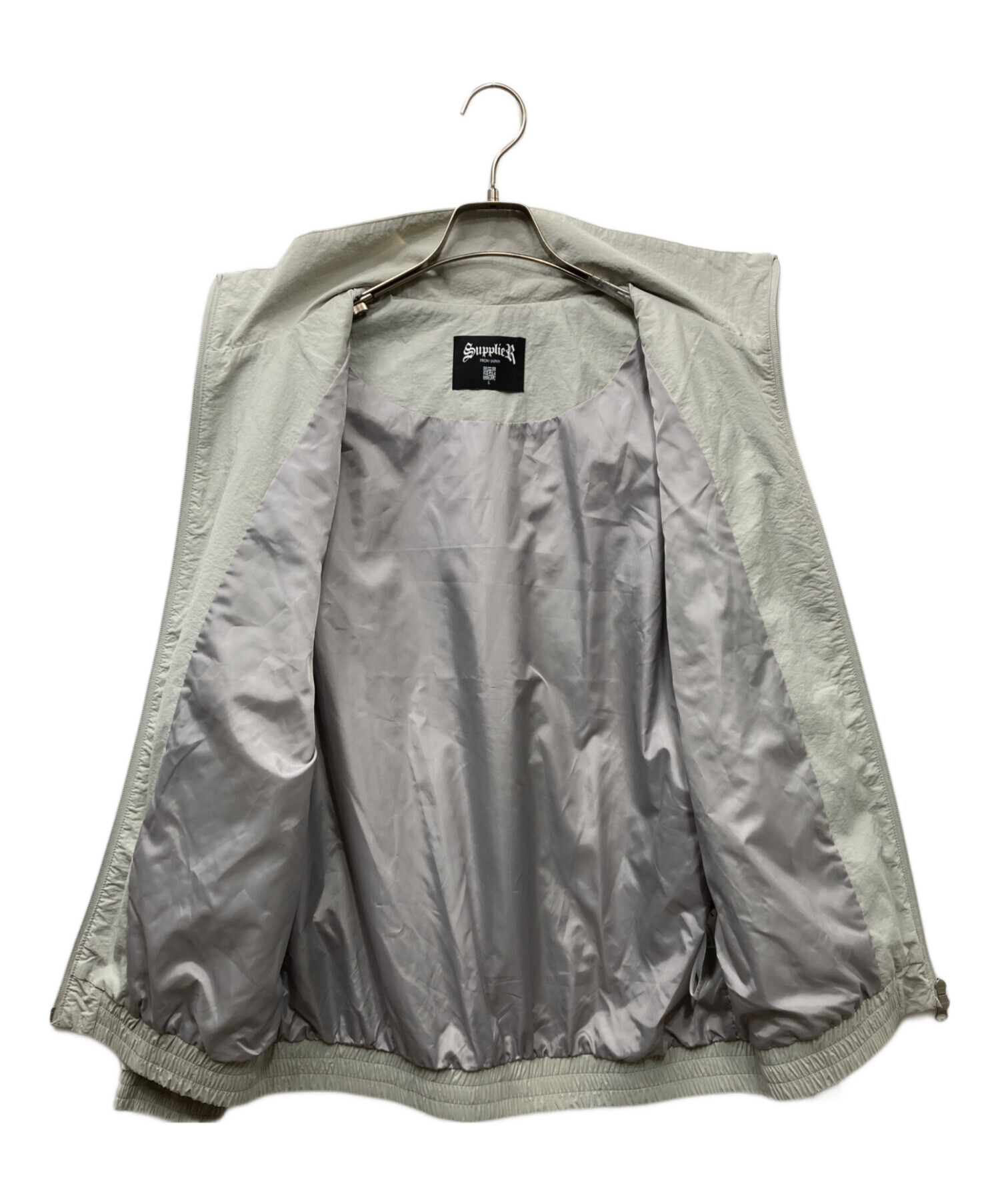 【希少デザイン】 トラックジャケット グレー L 値下げ中 中古・古着通販】SUPPLIER (サプライヤー) トラックジャケット グレー
