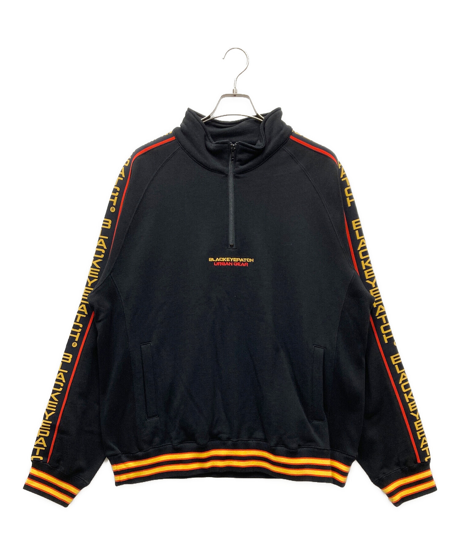 中古・古着通販】BlackEyePatch (ブラックアイパッチ) Taped Half Zip