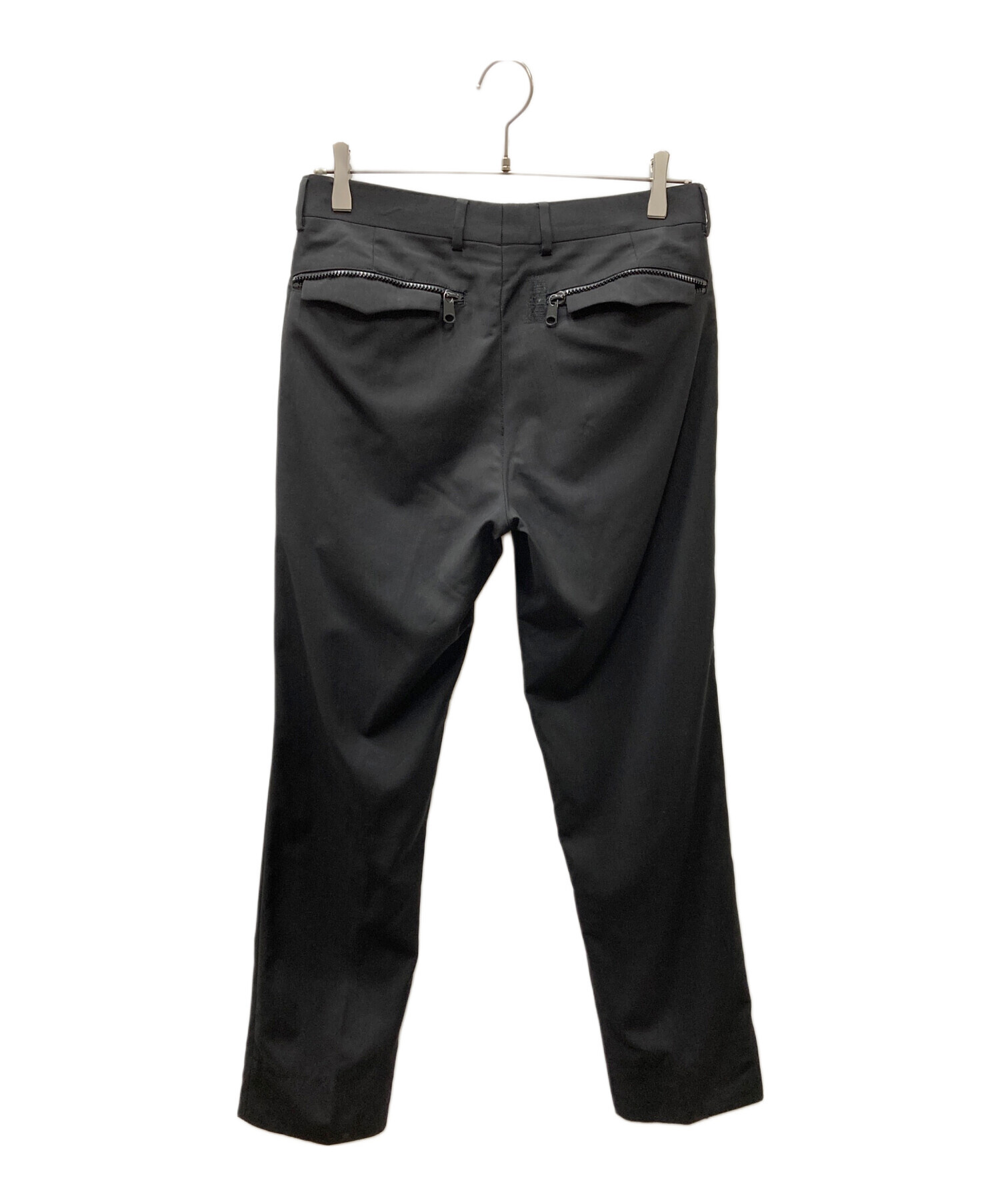 07awディオールオムDior hommeバージンウール ツイルスラックス44黒 中古・古着通販】Dior Homme (ディオール オム) ウールスラックス