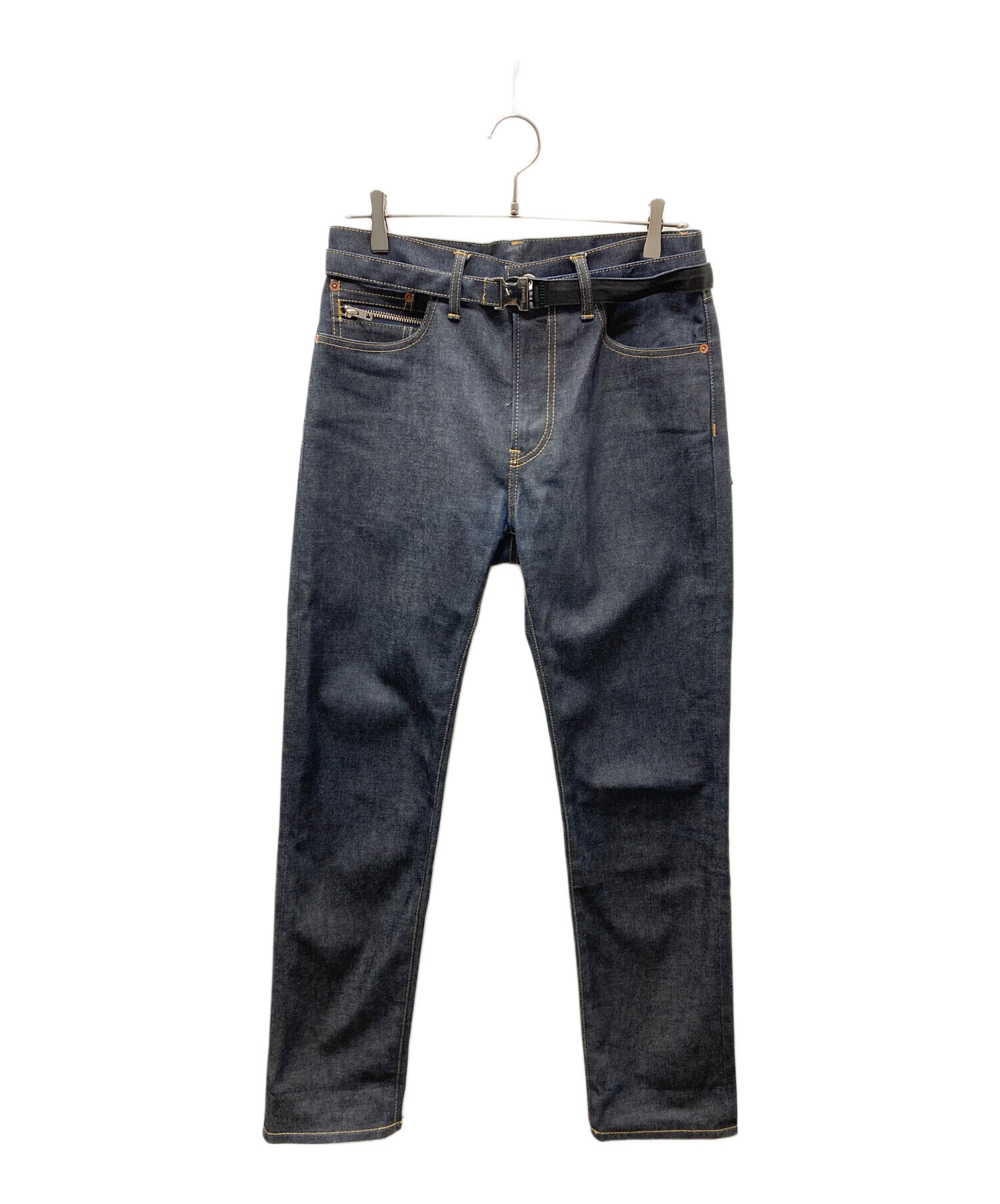 中古・古着通販】sacai (サカイ) Slim Tapered Denim Pants ベルテッド