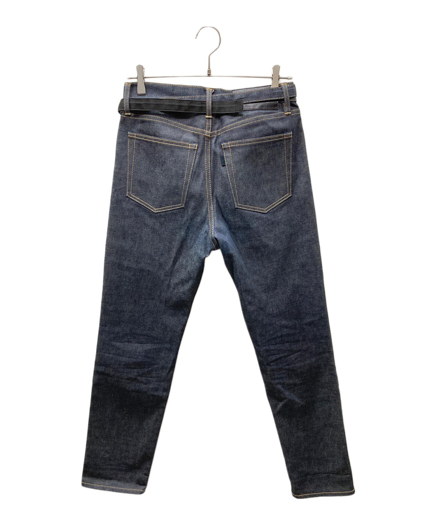 中古・古着通販】sacai (サカイ) Slim Tapered Denim Pants ベルテッド