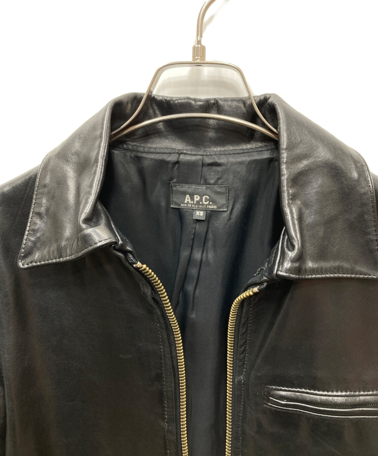 中古・古着通販】A.P.C. (アーペーセー) フランス製ホースハイド