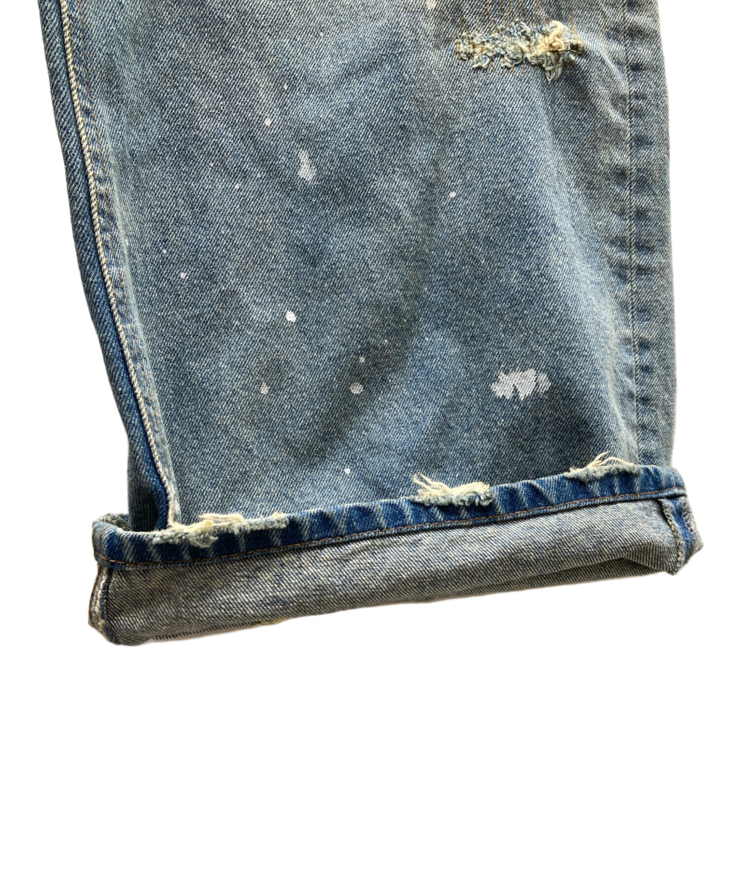 中古・古着通販】BADWAY (バッドウェイ) Grunge BORO studs denim