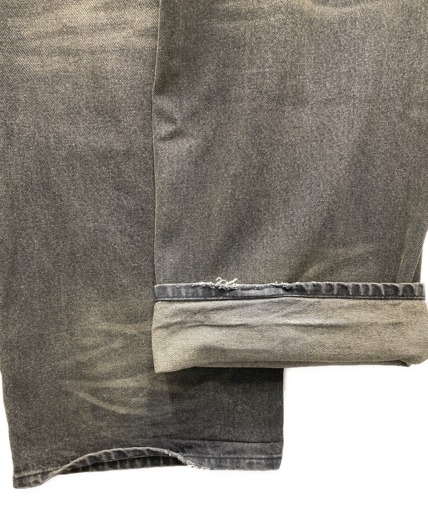 中古・古着通販】BADWAY (バッドウェイ) Grunge studs wide denim