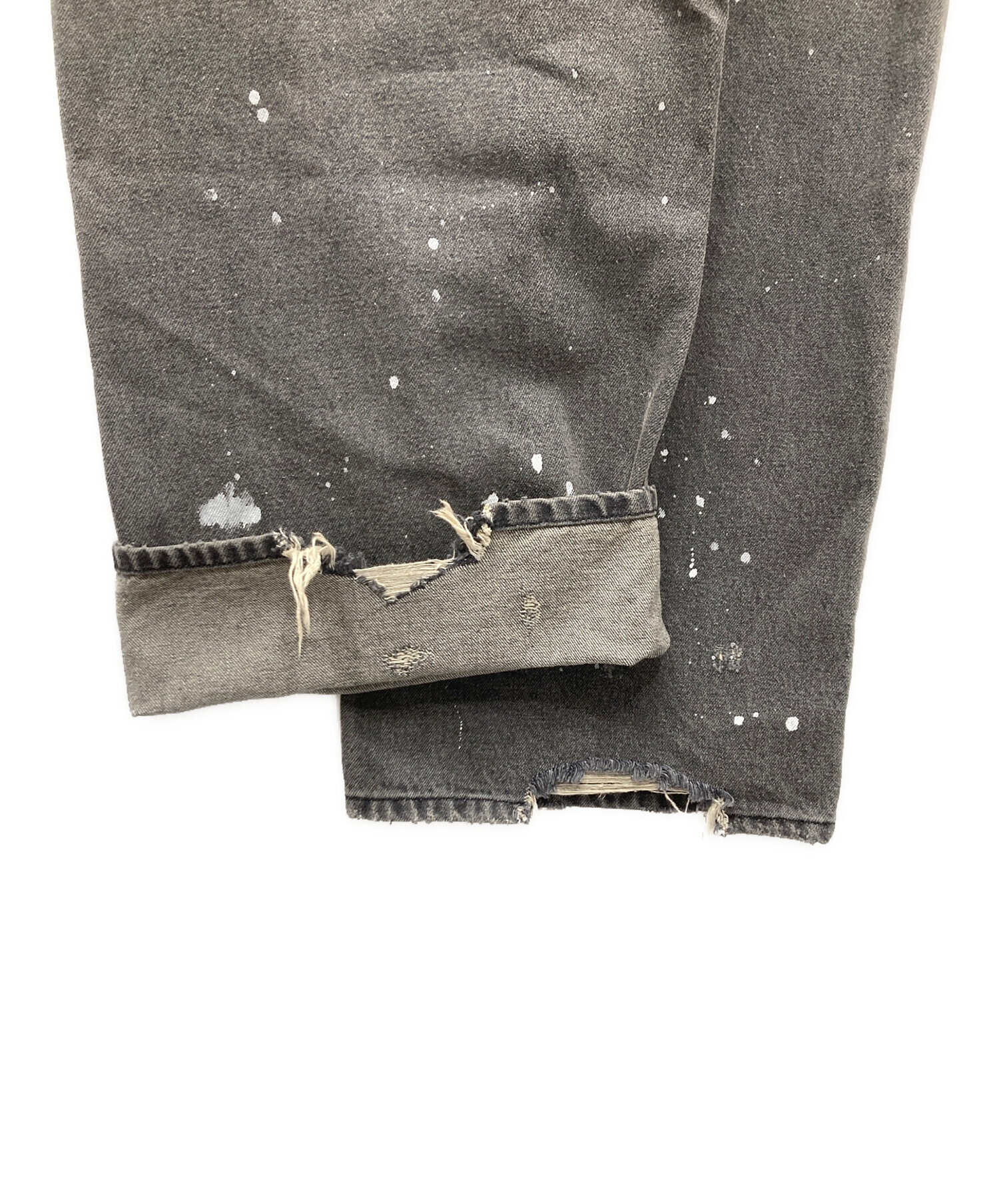 中古・古着通販】BADWAY (バッドウェイ) Grunge BORO studs denim