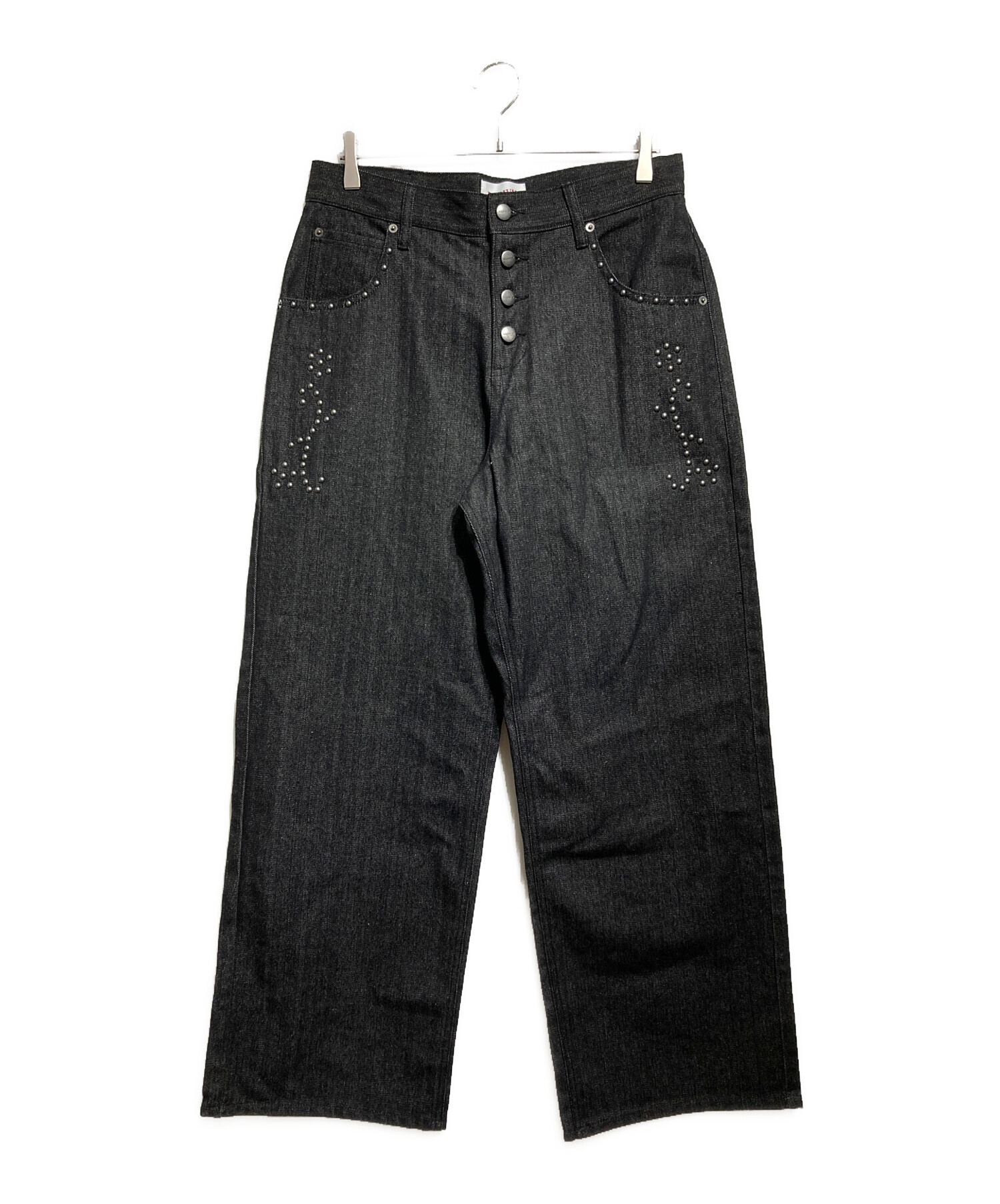 中古・古着通販】BADWAY (バッドウェイ) Herringbone studs denim