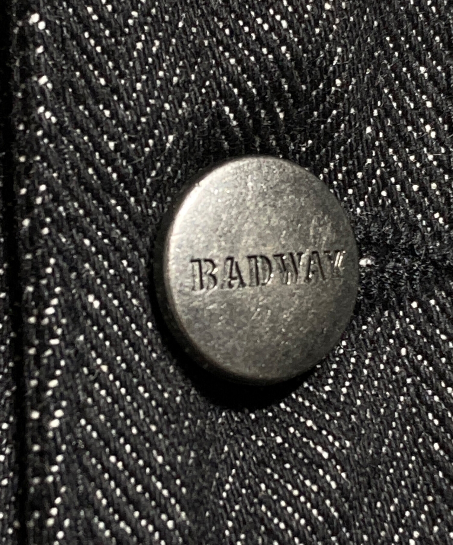 中古・古着通販】BADWAY (バッドウェイ) Herringbone studs denim