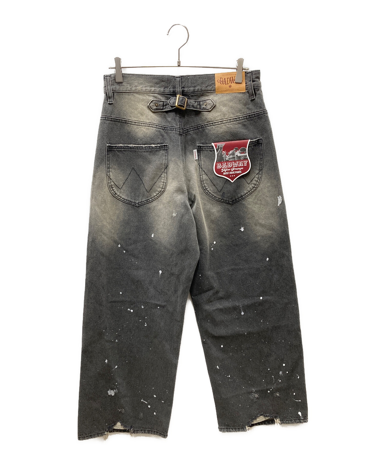 中古・古着通販】BADWAY (バッドウェイ) Grunge BORO studs denim