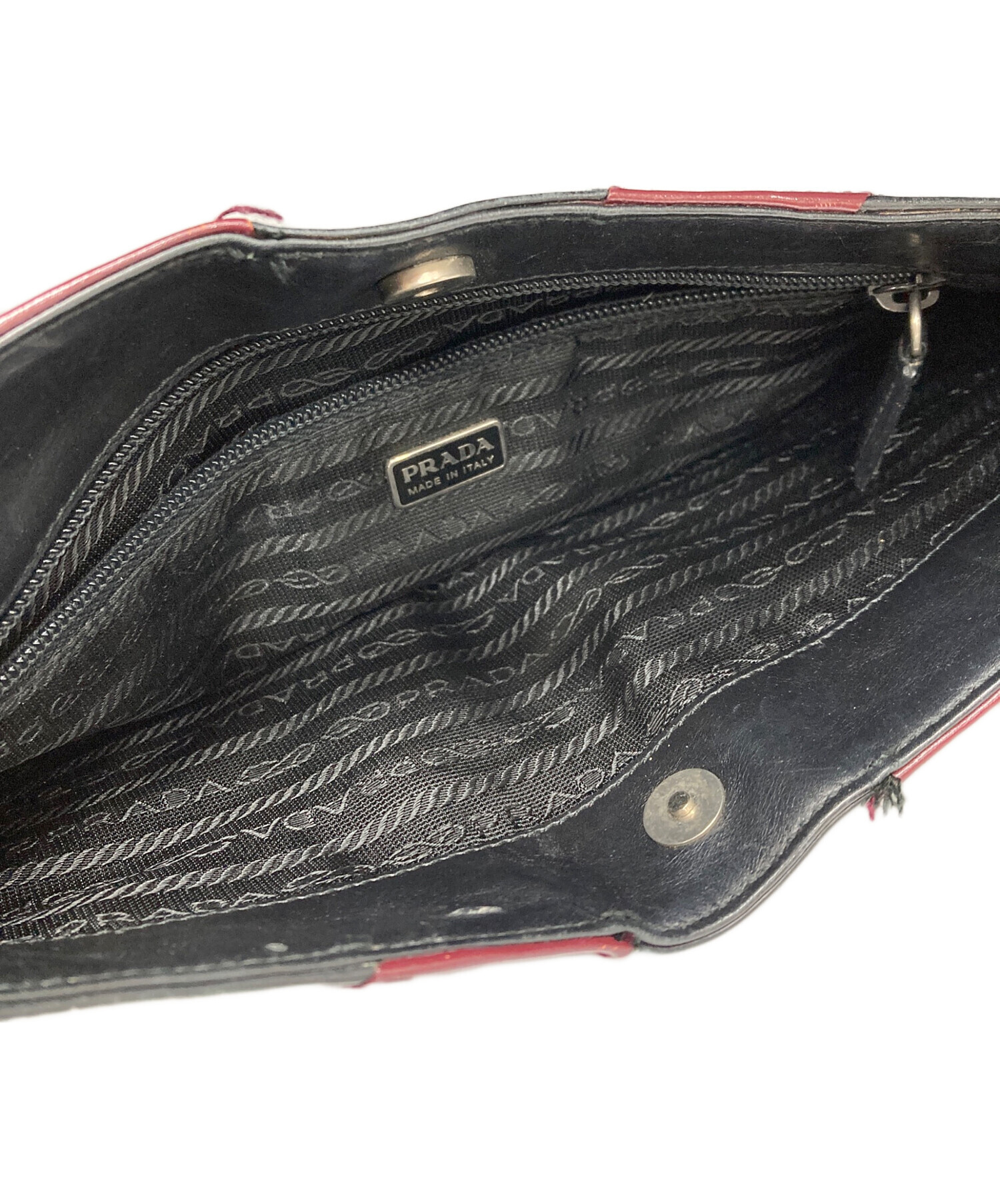 中古・古着通販】PRADA (プラダ) Vitello Drive Shoulder Bag