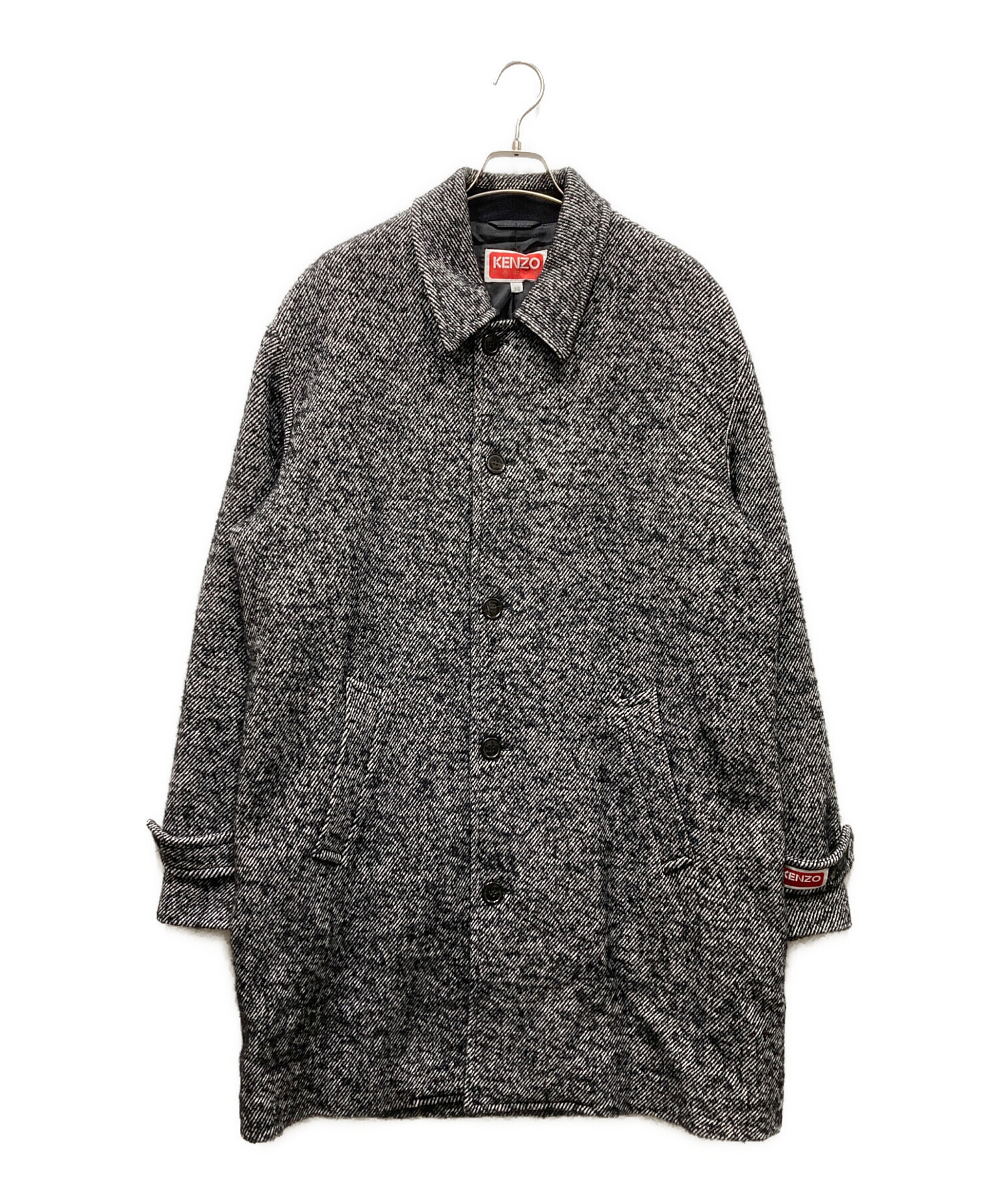 中古・古着通販】KENZO (ケンゾー) 23AW ウールツイードコート