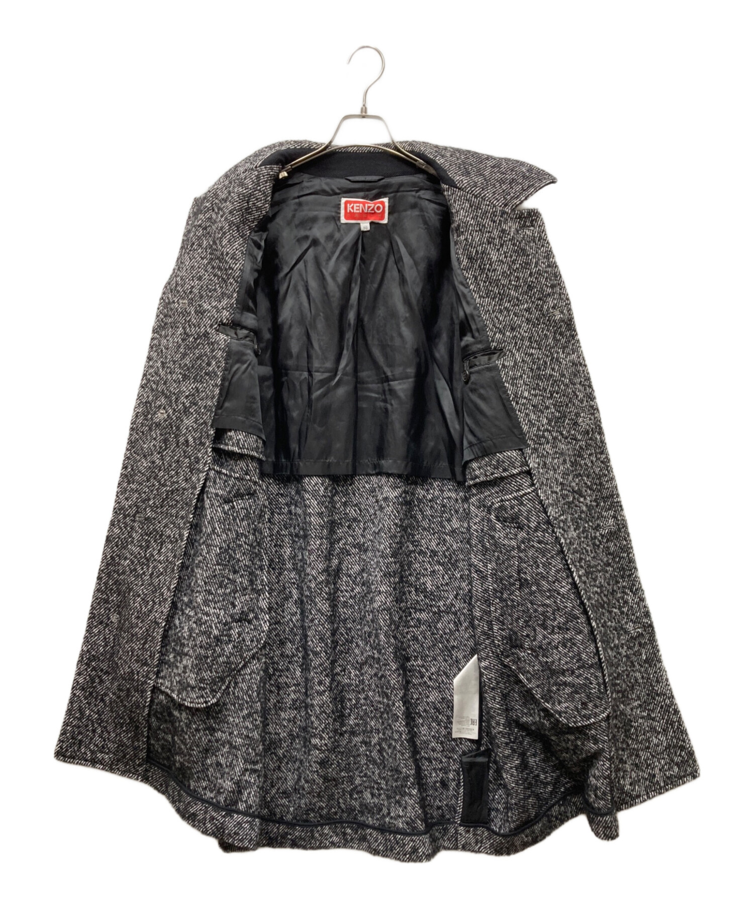 中古・古着通販】KENZO (ケンゾー) 23AW ウールツイードコート