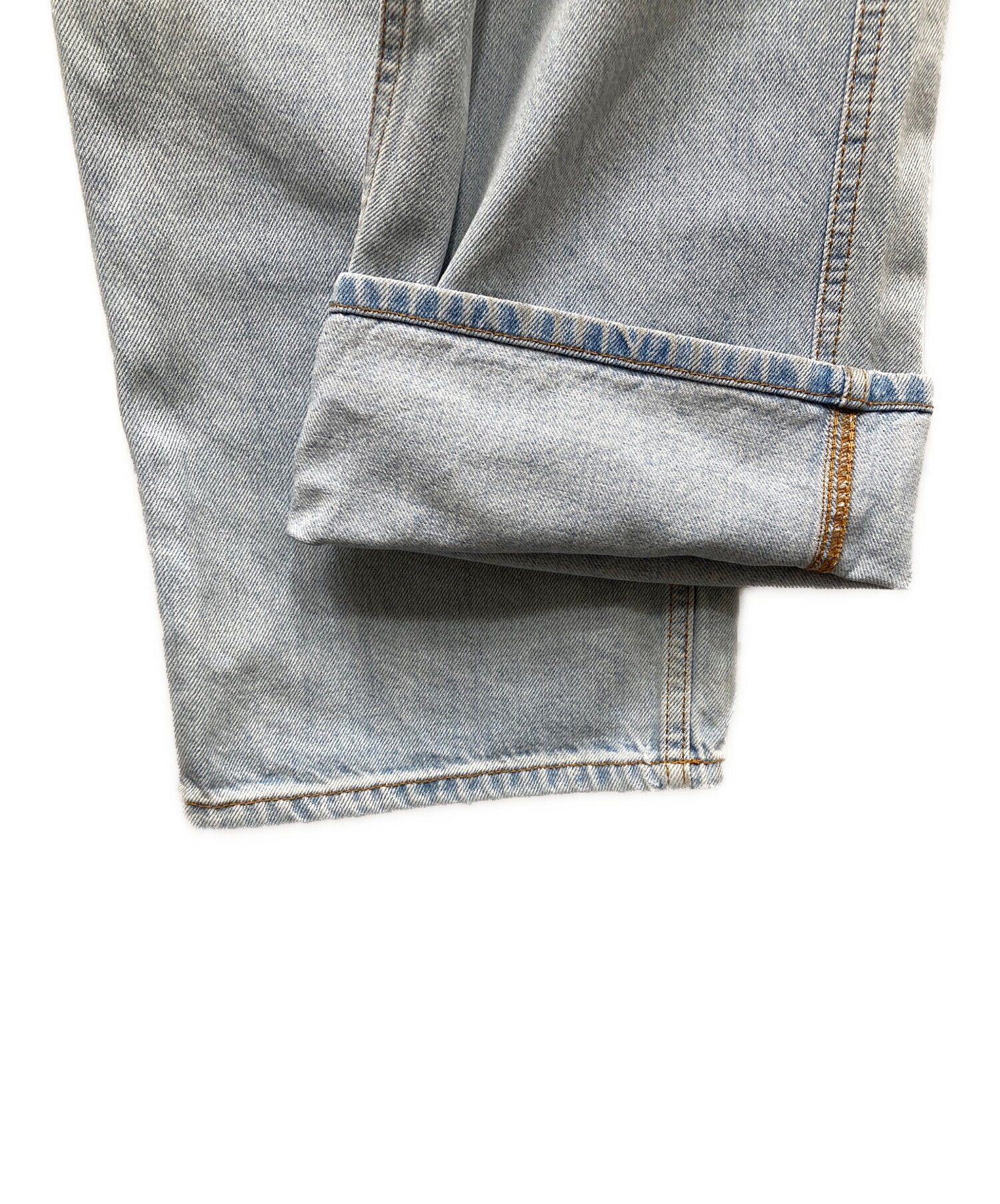 中古・古着通販】MARNI (マルニ) フラワーパッチ デニムパンツ ブルー