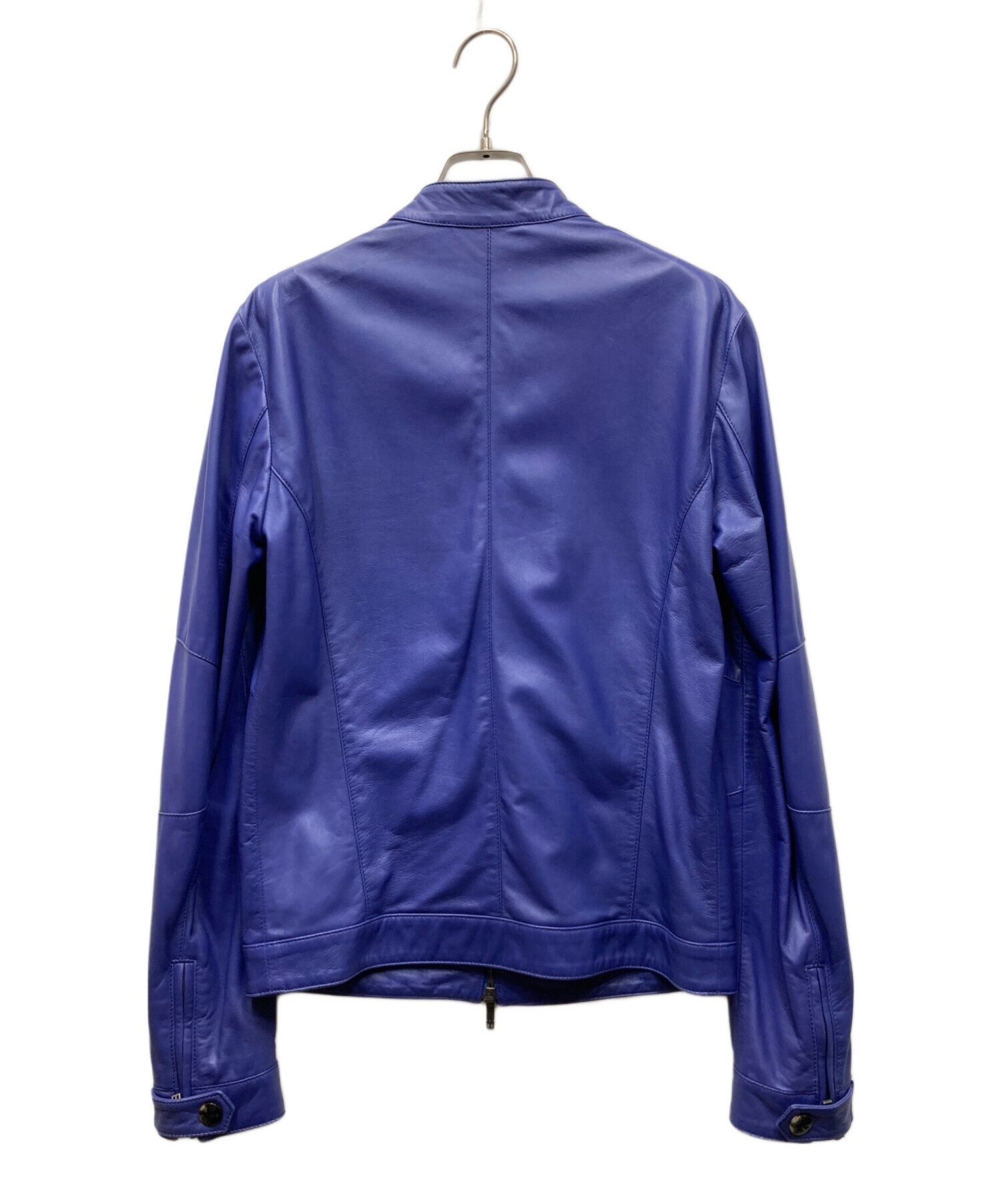 中古・古着通販】ETRO (エトロ) 裏地ペイズリー パンチング レザー