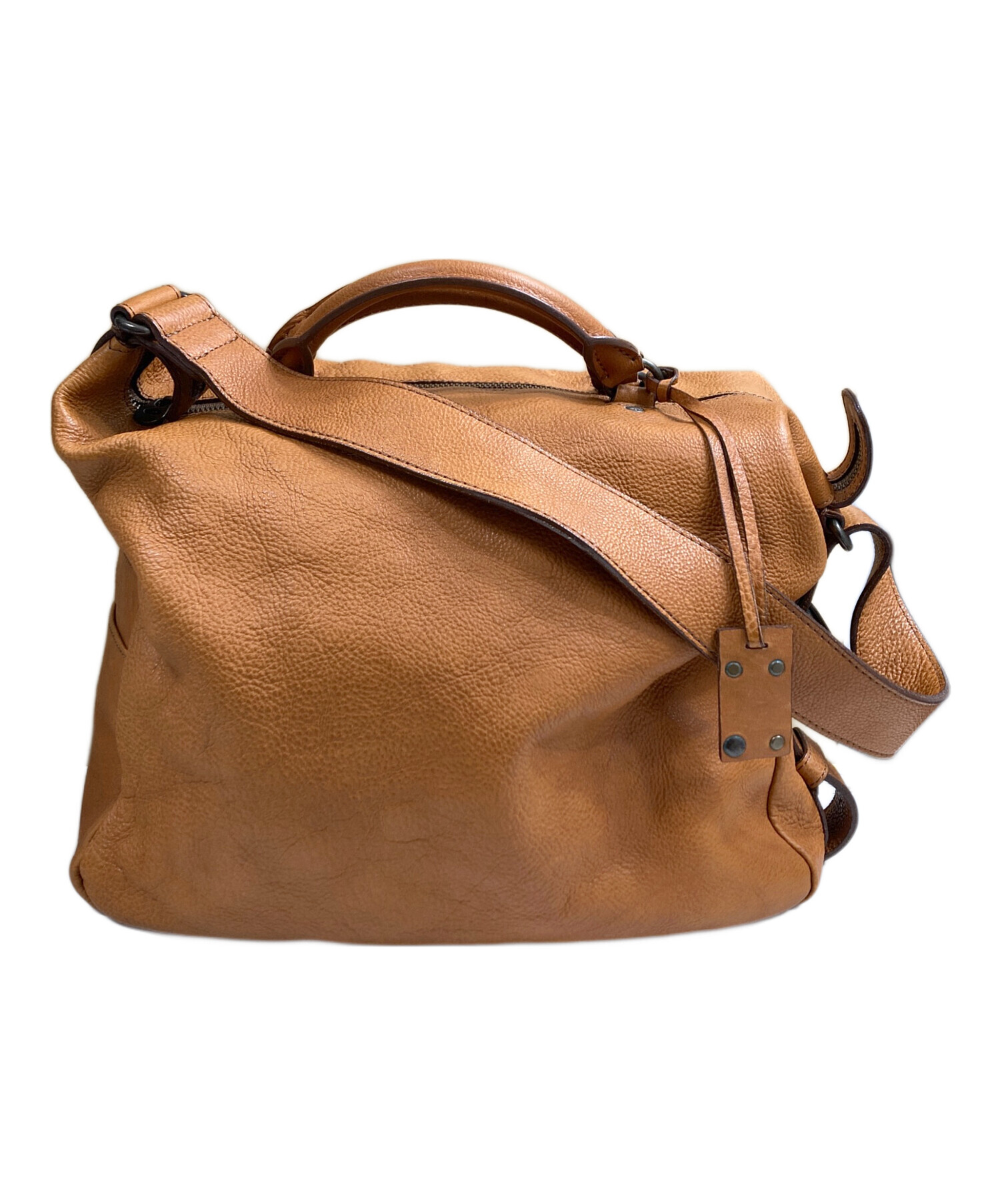 HERGOPOCH エルゴポック　ハンドバッグ 中古・古着通販】HERGOPOCH (エルゴポック) 2WAYレザーハンドバッグ
