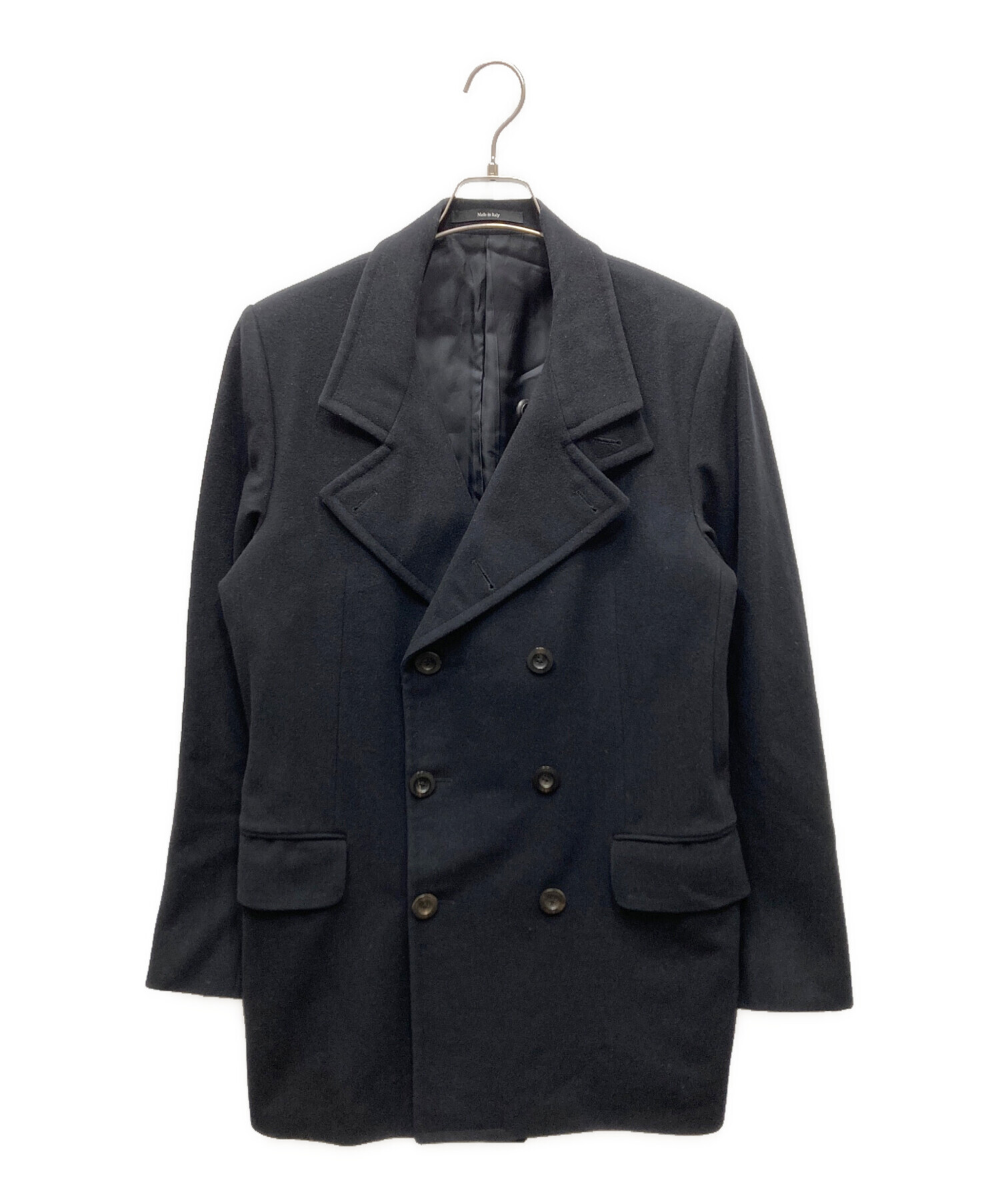 中古・古着通販】GUCCI (グッチ) ウールコート ブラック サイズ:48