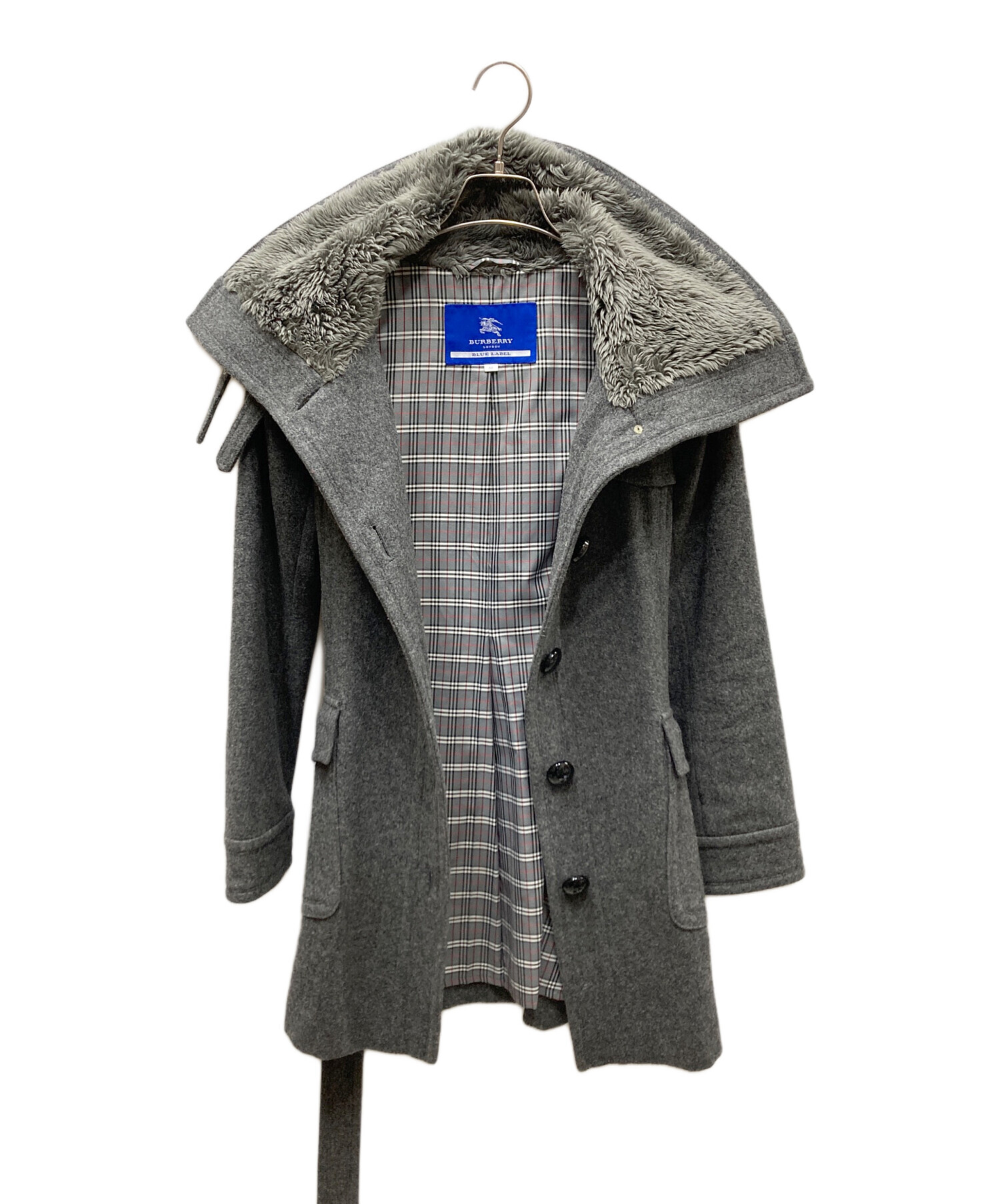 BURBERRY ブルーレーベル グレー ジャケット 中古・古着通販】BURBERRY BLUE LABEL (バーバリー ブルー レーベル