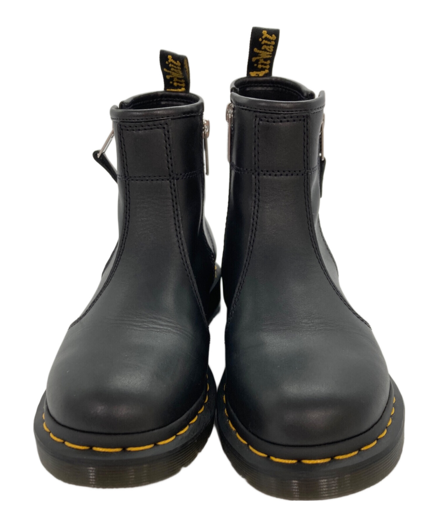 【未使用に近い】 Dr.Martens ブーツ サイドジップ 厚底 ブラック 黒 中古・古着通販】Dr.Martens (ドクターマーチン) TWIN ZIP サイド