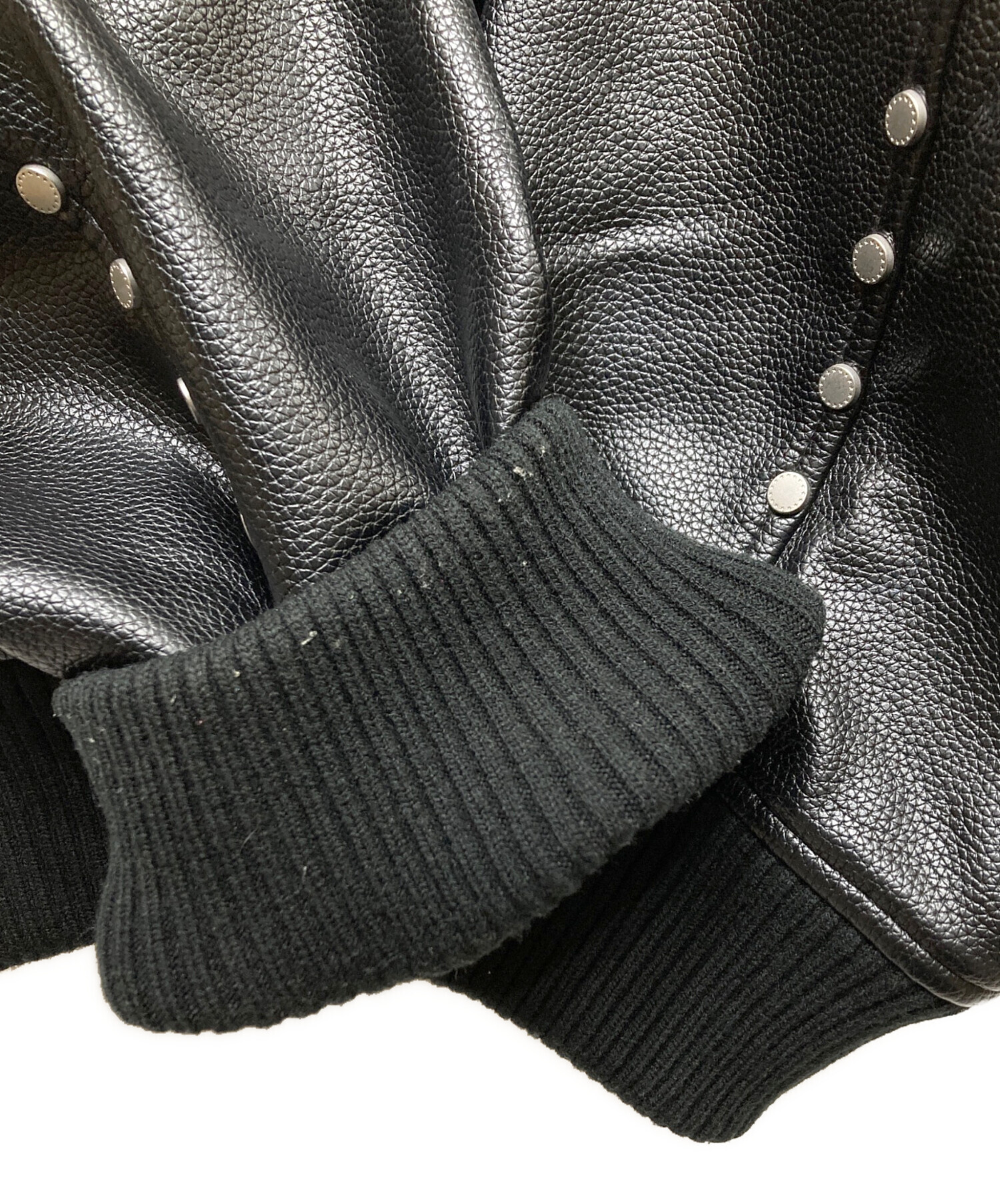 中古・古着通販】AFB (エーエフビー) STUDDED BOMBER JACKET ボンバー