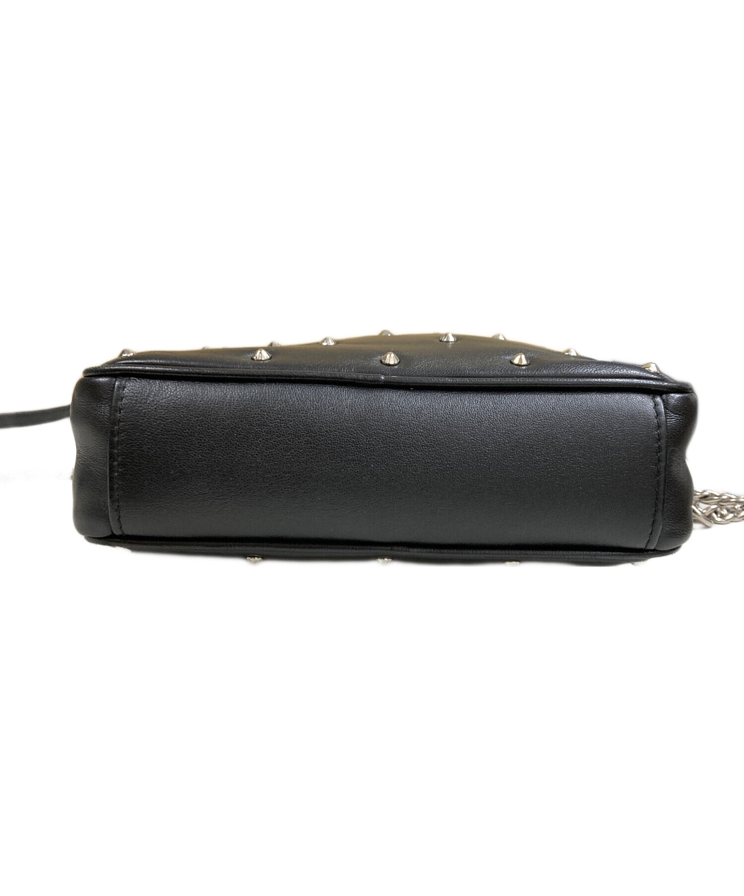 中古・古着通販】miu miu (ミュウミュウ) スタッズショルダーバッグ