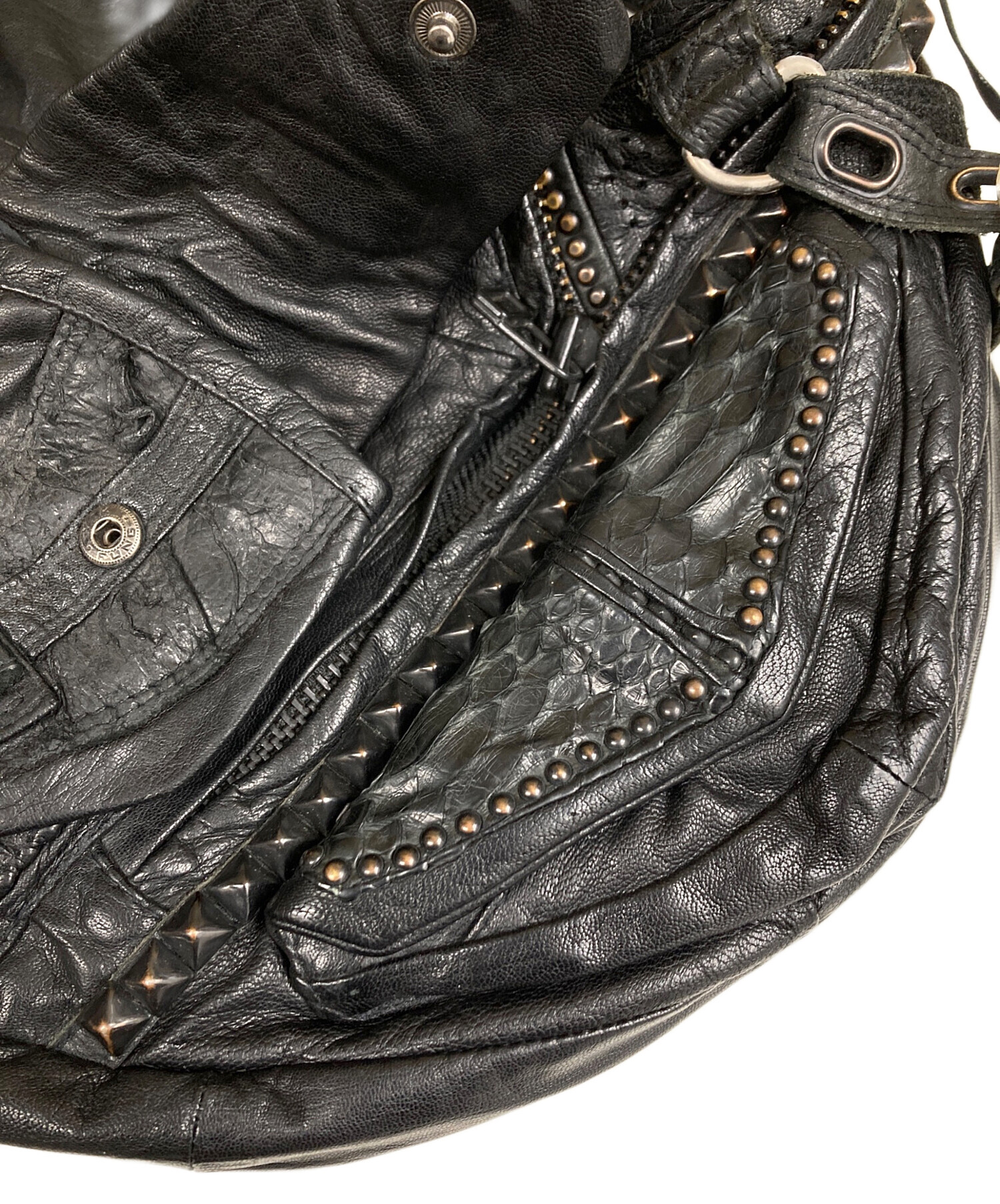 中古・古着通販】KMRII (ケムリ) KB-Shoulder Bubble/Estoc レザー