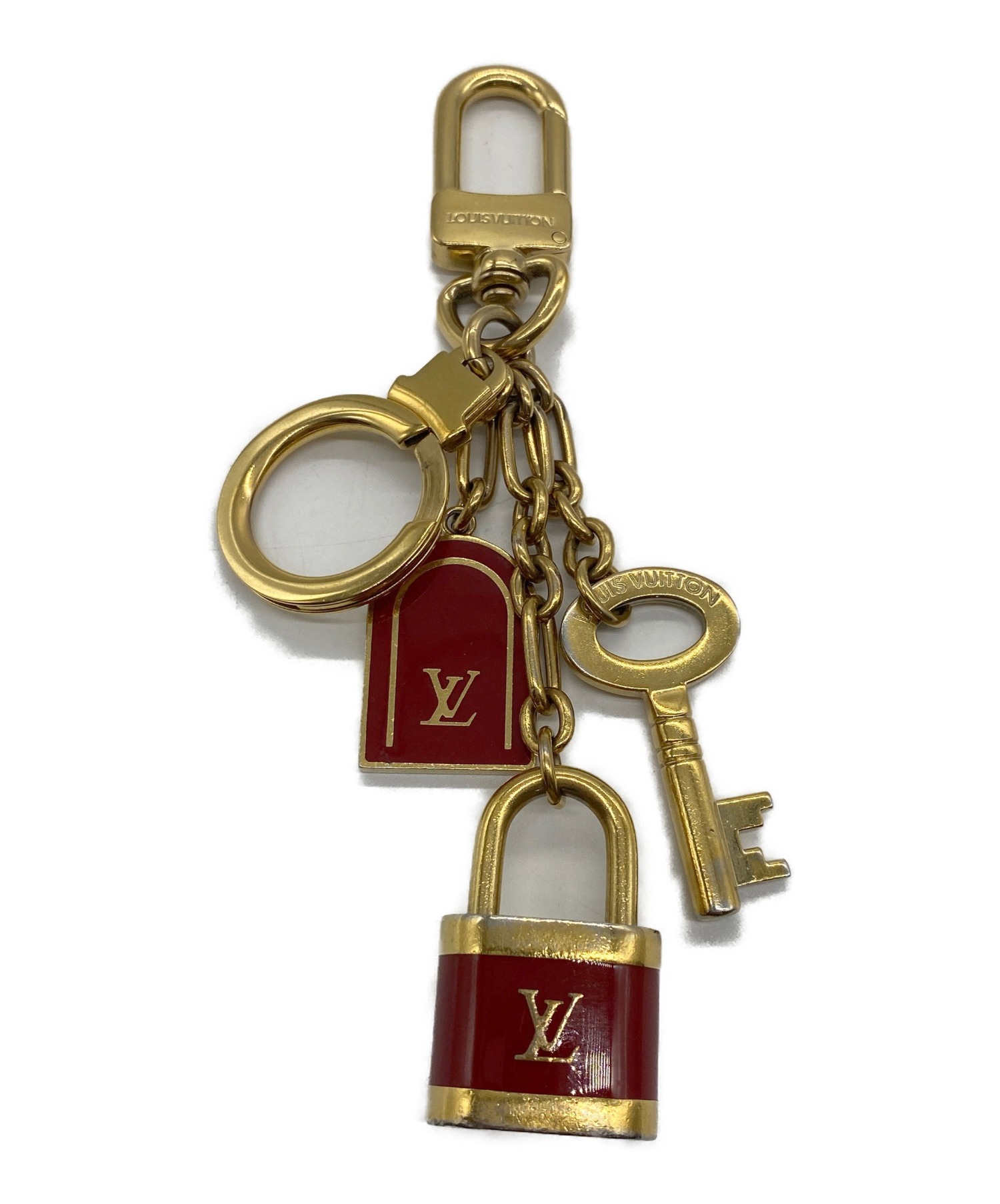 新品未使用LouisVuitton:キーホルダー.キーリング ポルトクレカドゥナ 中古・古着通販】LOUIS VUITTON (ルイヴィトン) ポルト・クレ