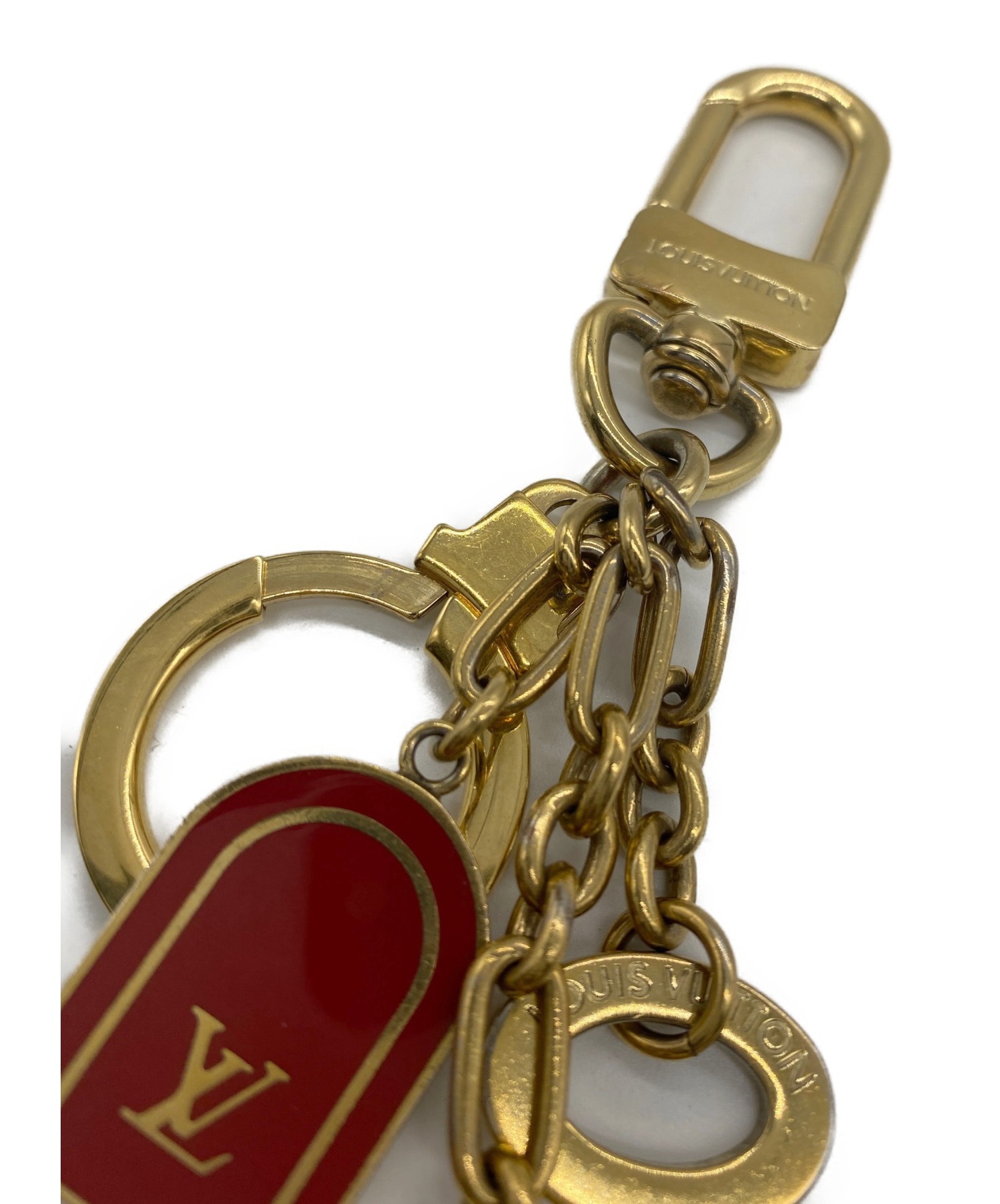 新品未使用LouisVuitton:キーホルダー.キーリング ポルトクレカドゥナ 中古・古着通販】LOUIS VUITTON (ルイヴィトン) ポルト・クレ