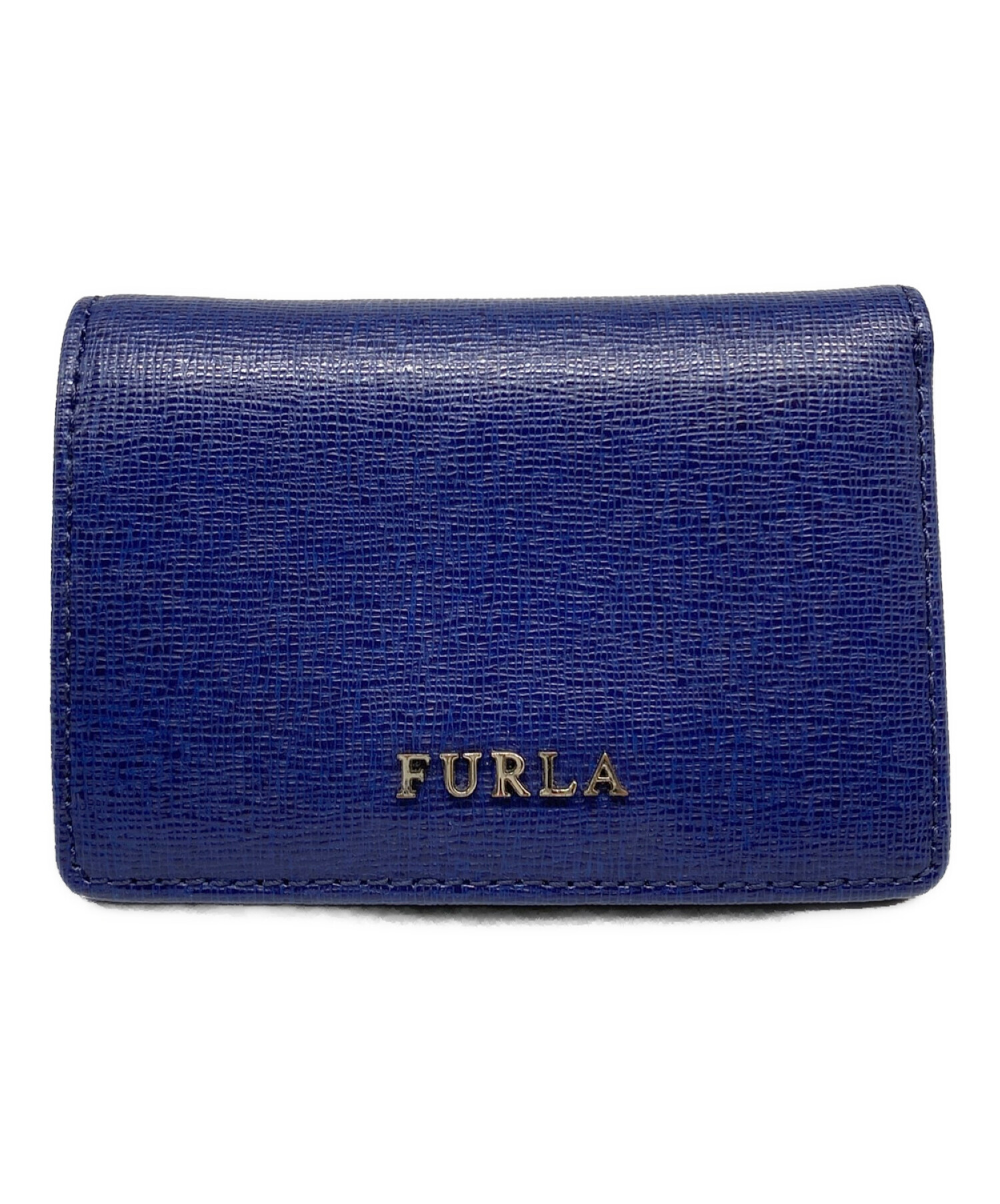 中古・古着通販】FURLA (フルラ) 3つ折り財布 ネイビー