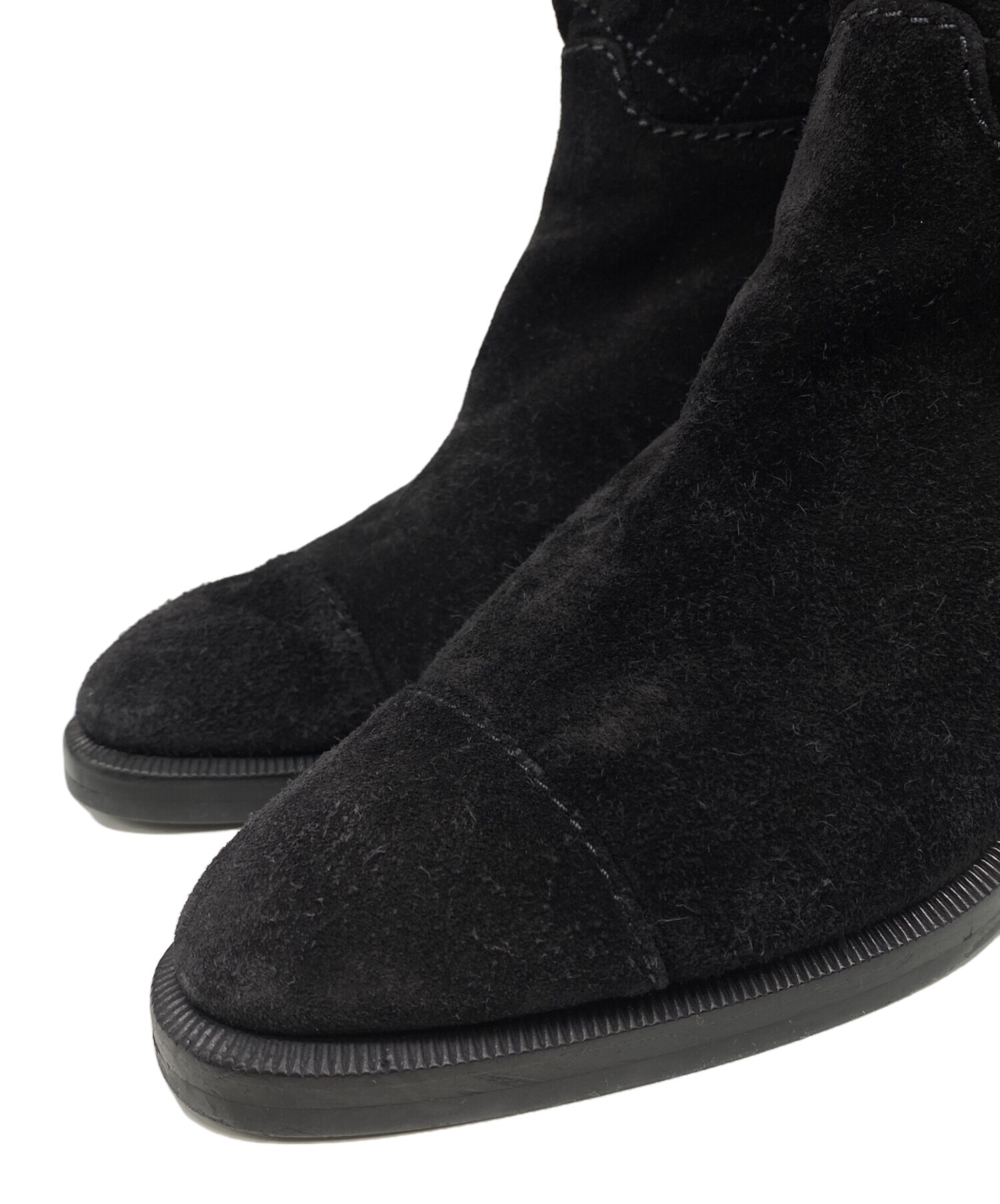 中古・古着通販】CHANEL (シャネル) ココマークスエードキルティング