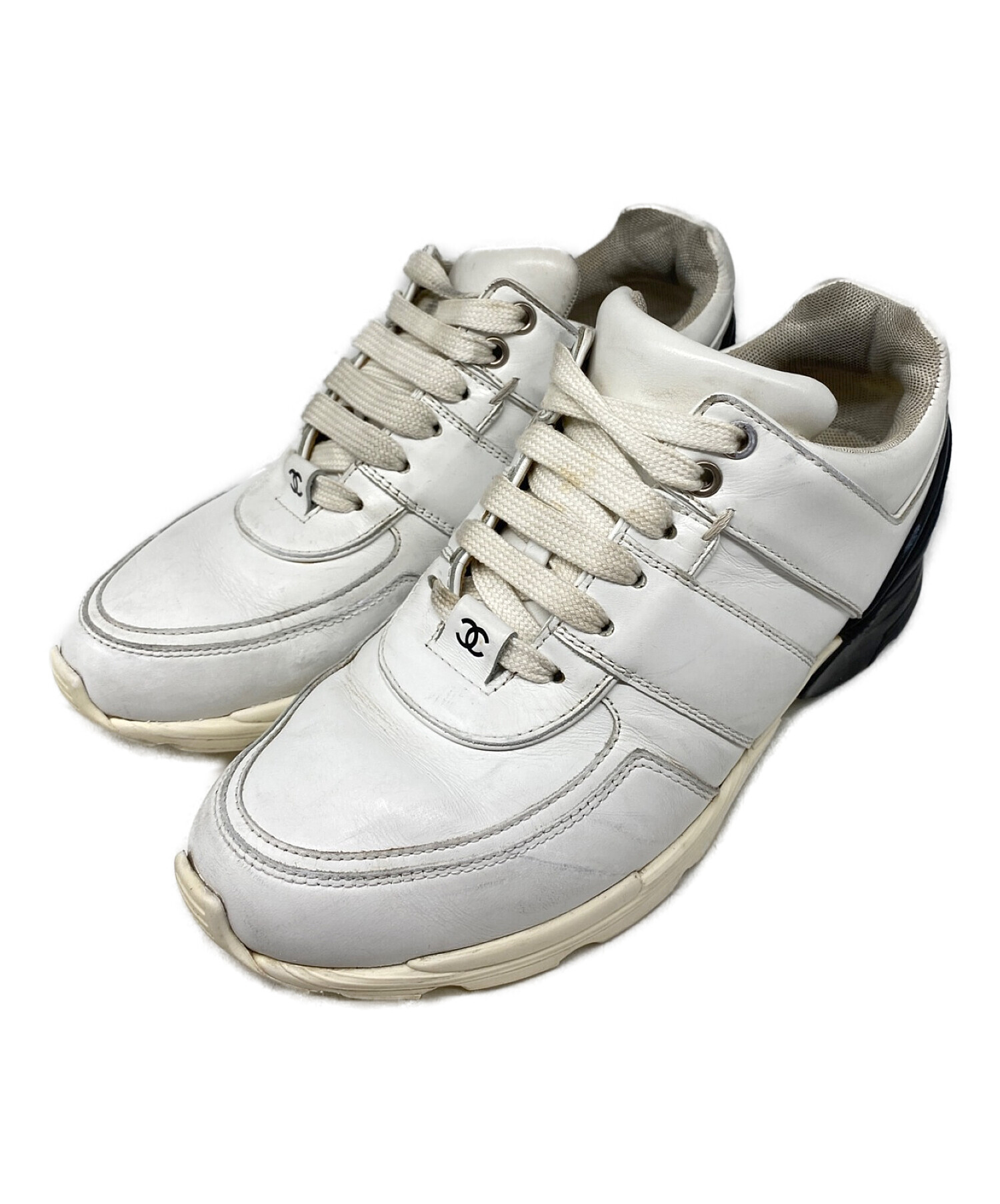 CHANEL シャネルココマーク ローカット スニーカーホワイト