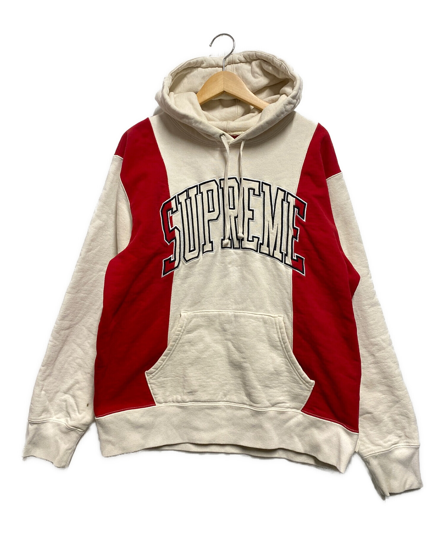 Supreme シュプリーム パーカー メンズ 【古着】【中古】 中古・古着通販】SUPREME (シュプリーム) Paneled Arc Hooded