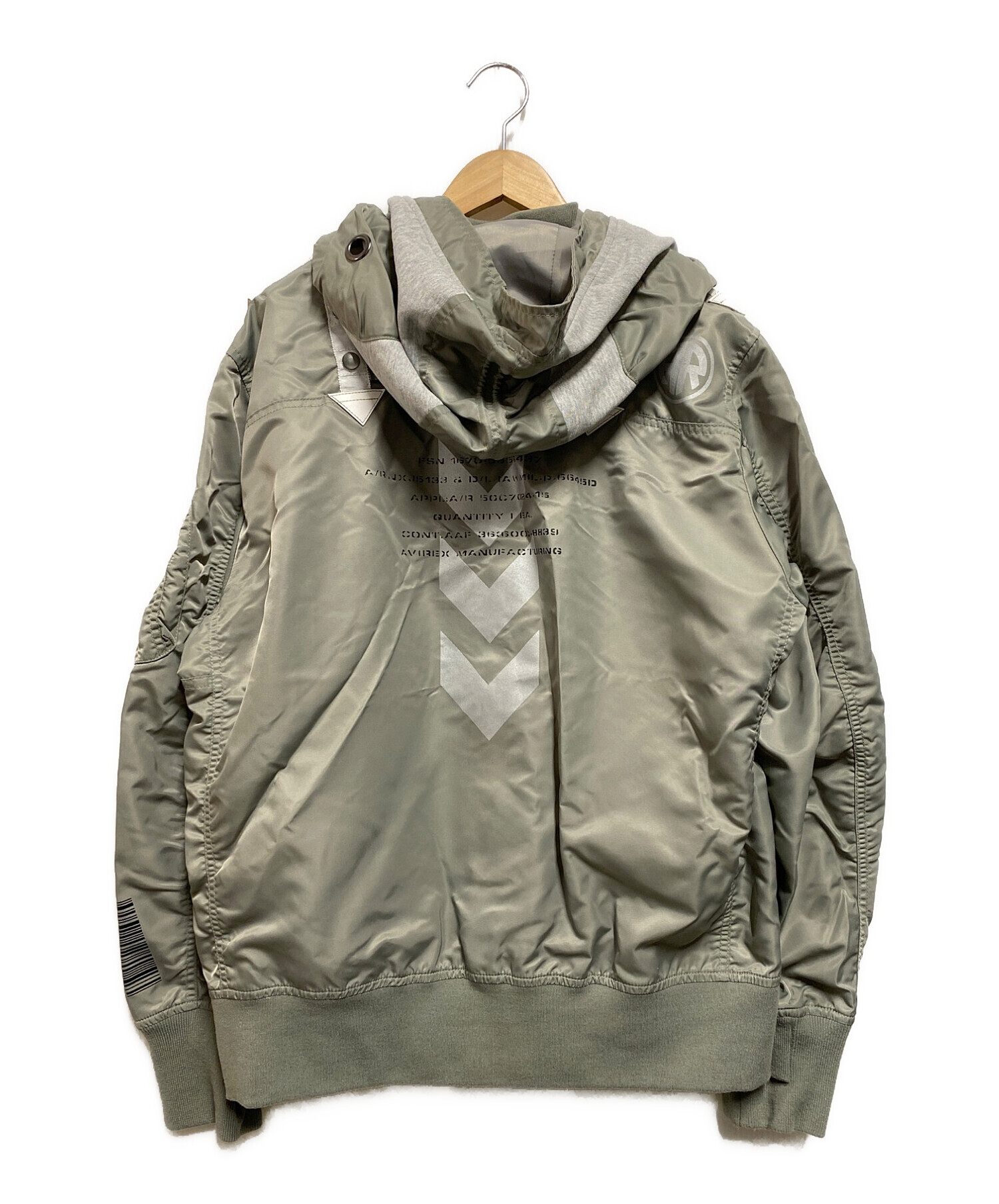 中古　アヴィレックス　MA-1 フライトジャケット 中古・古着通販】AVIREX (アヴィレックス) MA-1フライトジャケット