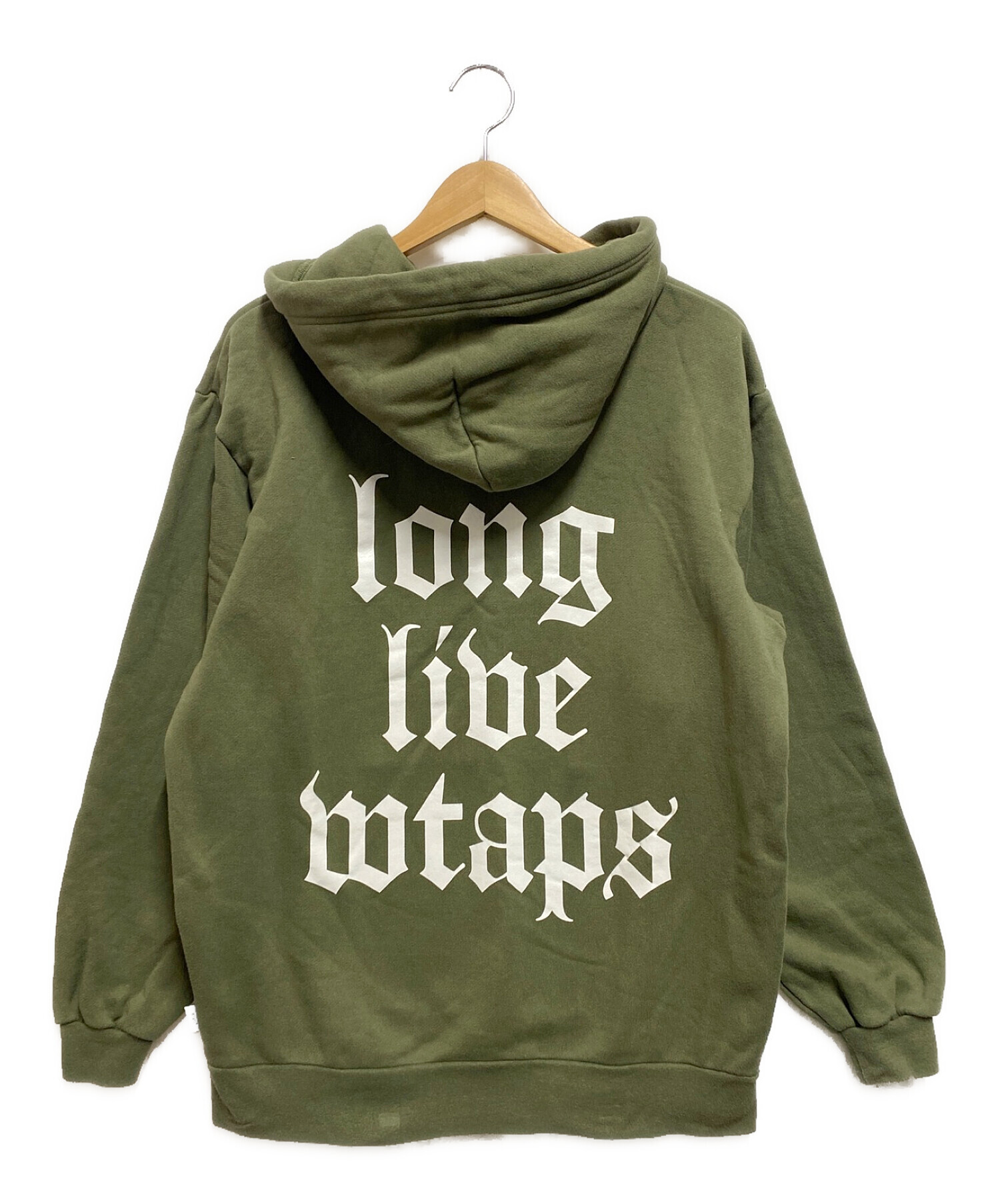 中古・古着通販】WTAPS (ダブルタップス) LLW HOODIE グリーン サイズ 