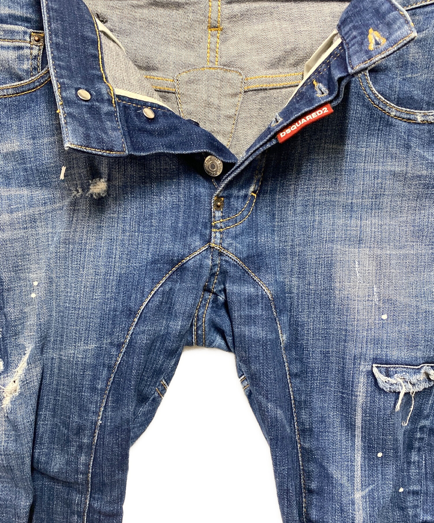 DSQUARED2 LEATHER BIKER JEAN サイズ48 DSQUARED2 Leather Biker Jacket | Black | FARFETCH