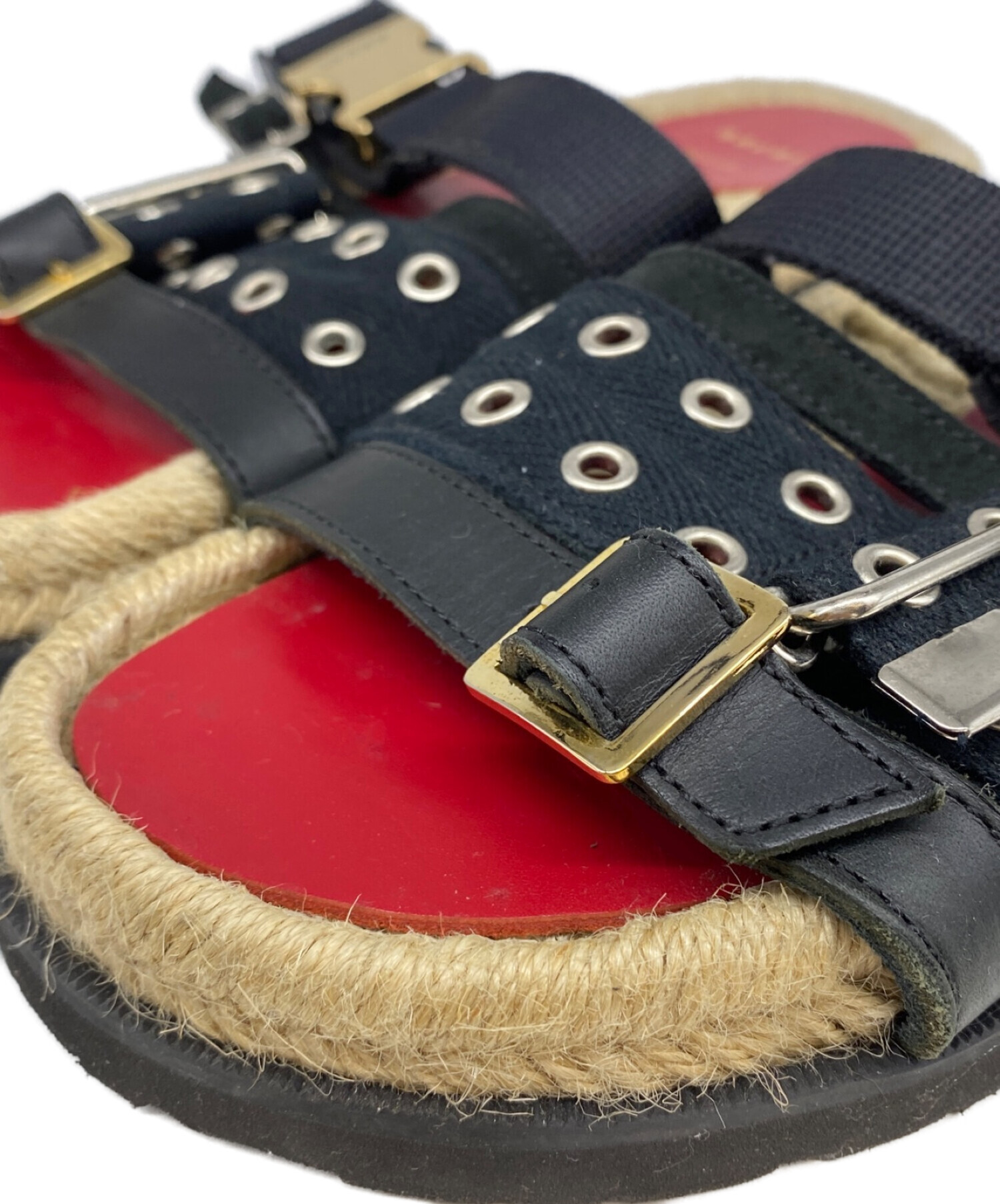 sacai サカイ ベルトサンダル 37 - サカイSacai厚底サンダル 37 