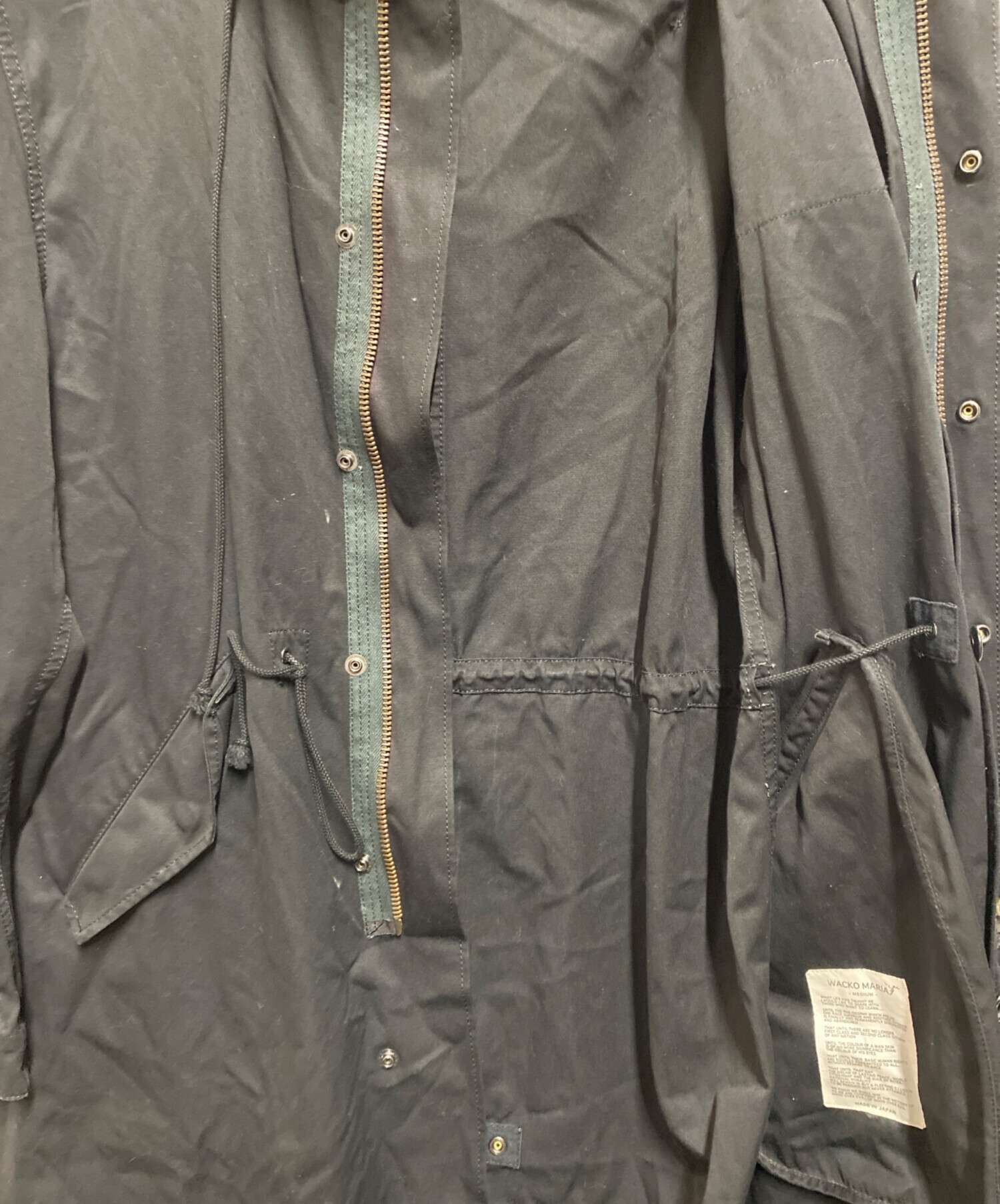 中古・古着通販】WACKO MARIA (ワコマリア) モッズコート ブラック