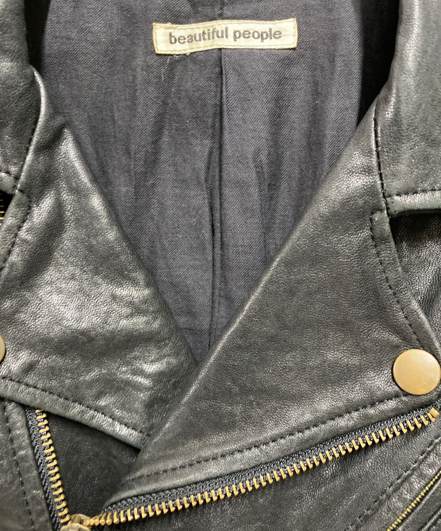 中古・古着通販】beautiful people (ビューティフルピープル) レザー
