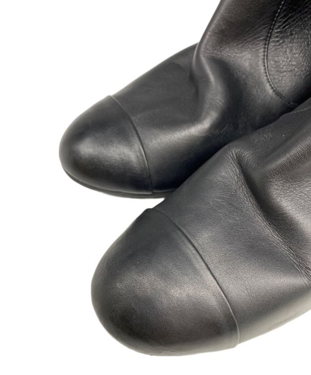 中古・古着通販】CHANEL (シャネル) ココマークチェーンロングブーツ