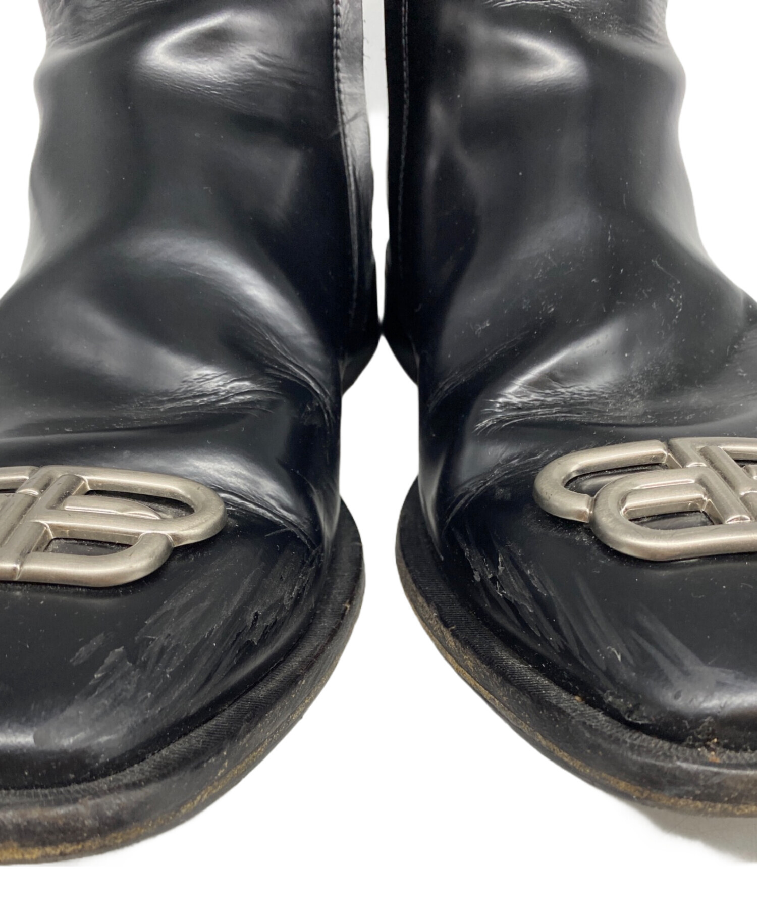 karin】バレンシアガ 新品未使用 ベルベット ブーツ 中古・古着通販