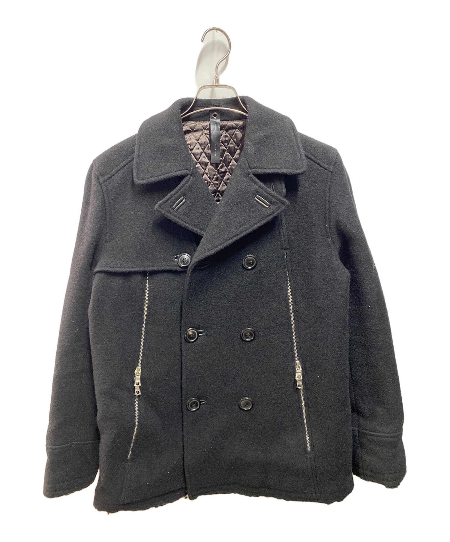 中古・古着通販】wjk (ダブルジェイケー) equipment P-coat ブラック