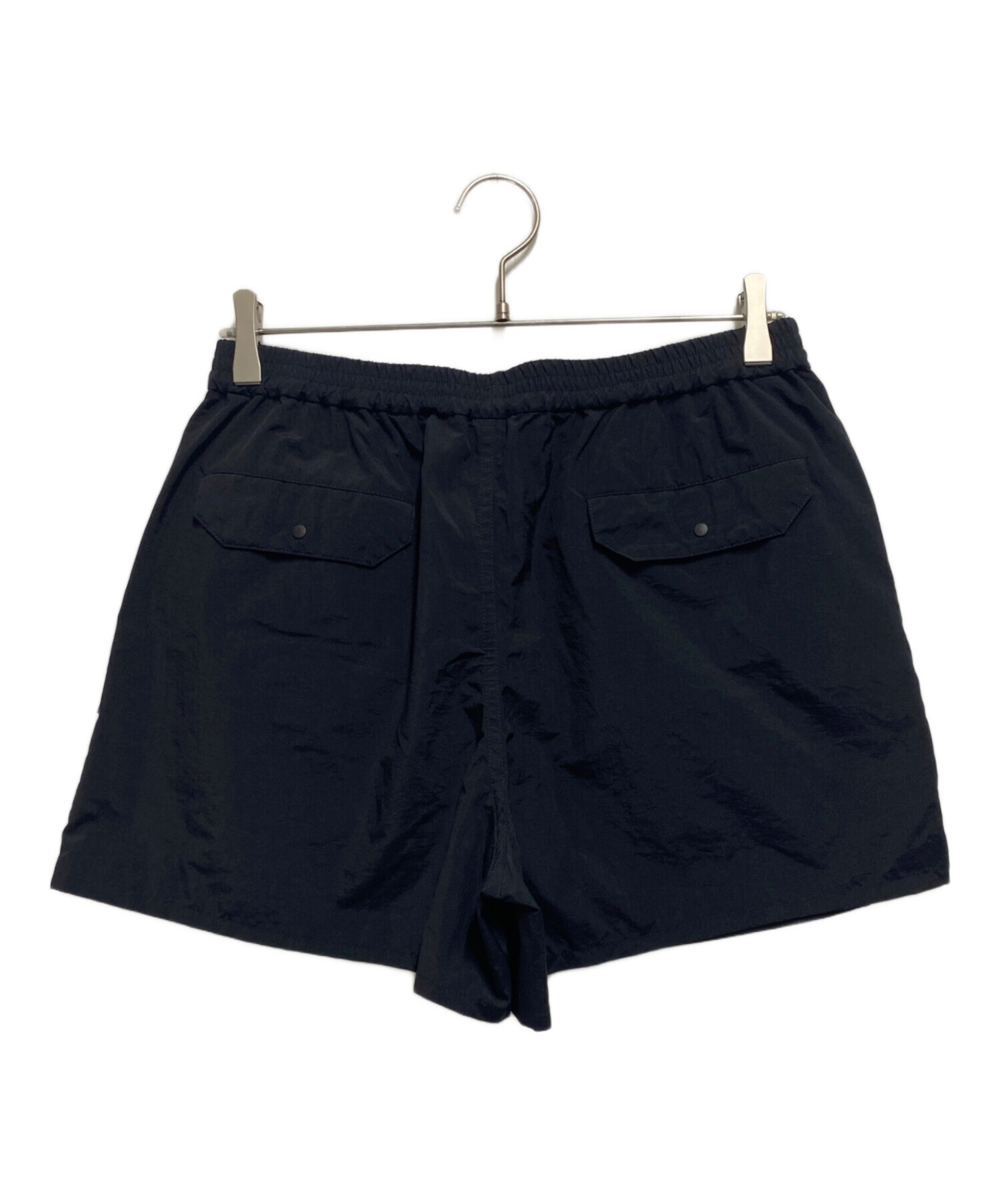 中古・古着通販】N!ce (ナイス) Nylon Half Pants ブラック サイズ:S